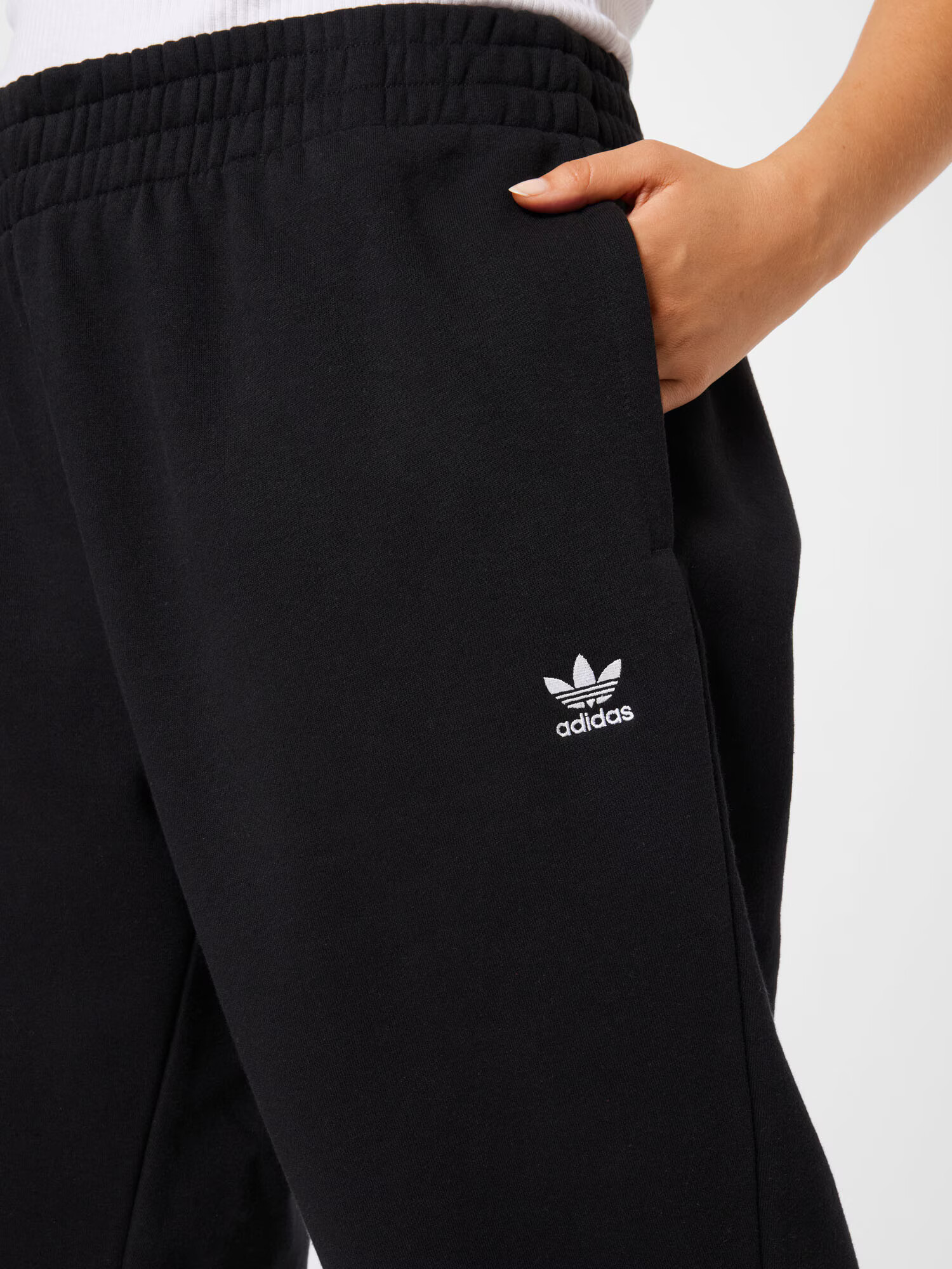 ADIDAS ORIGINALS Pantaloni negru / alb - Pled.ro