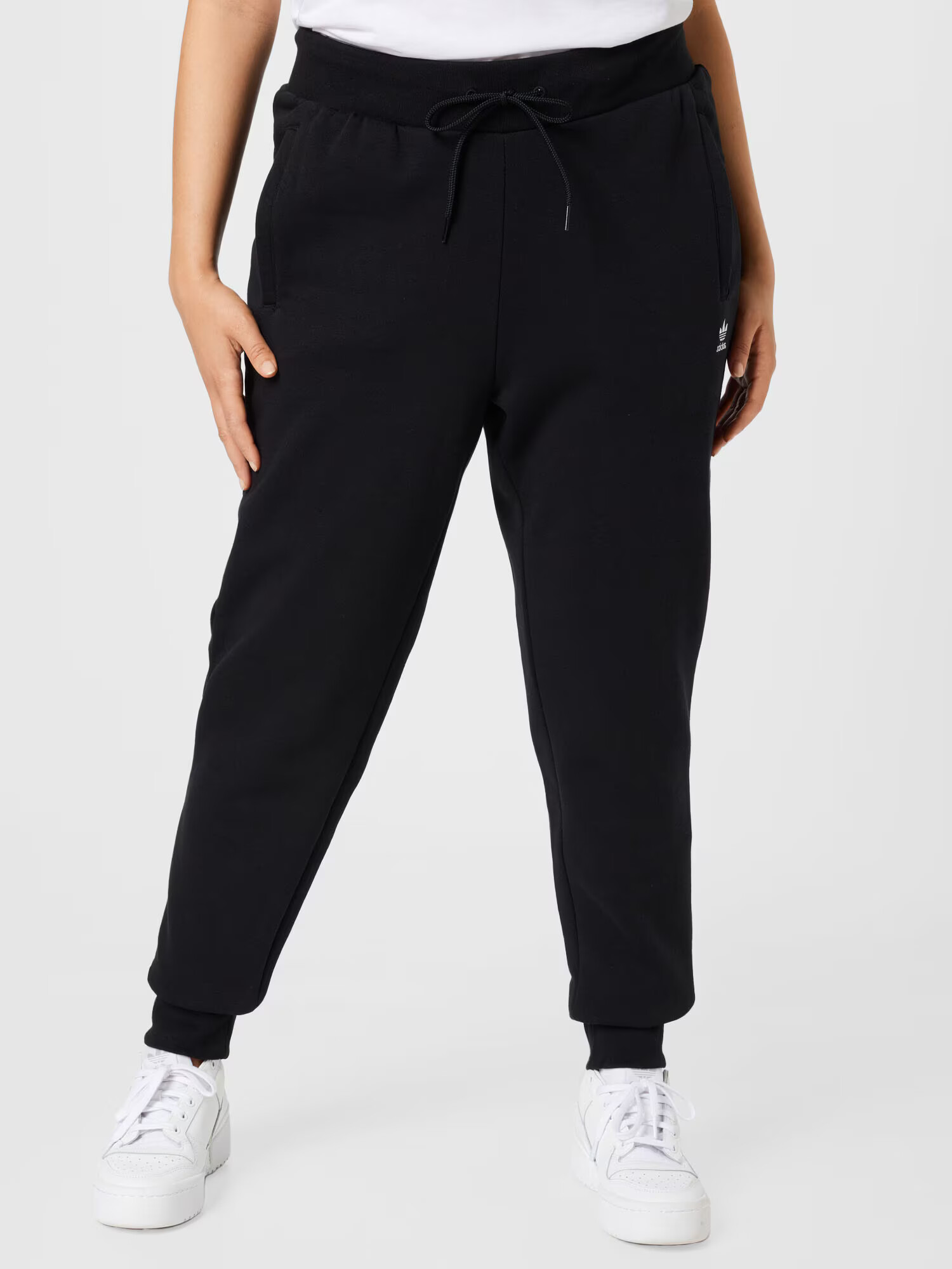 ADIDAS ORIGINALS Pantaloni negru / alb - Pled.ro