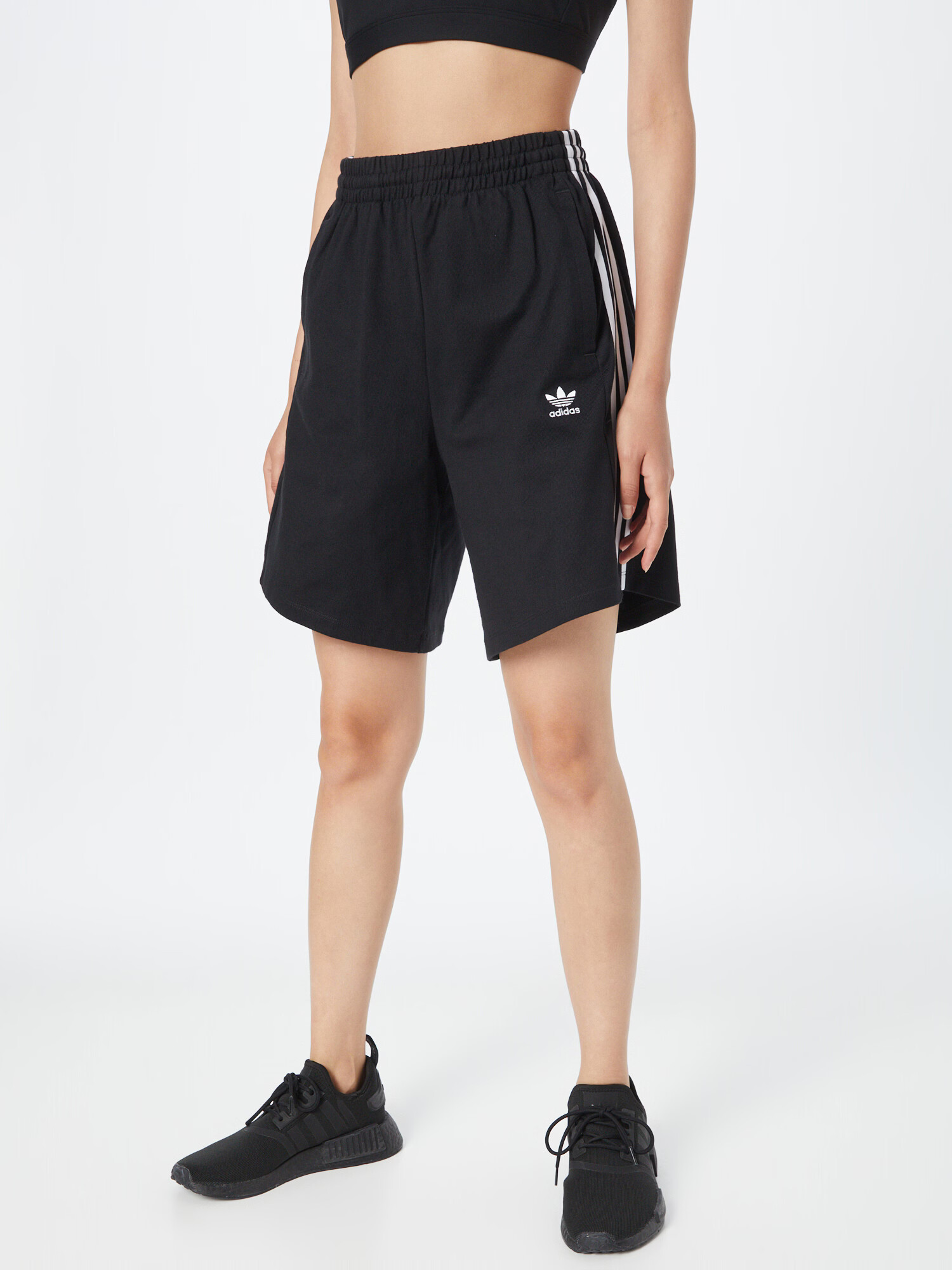 ADIDAS ORIGINALS Pantaloni negru / alb - Pled.ro