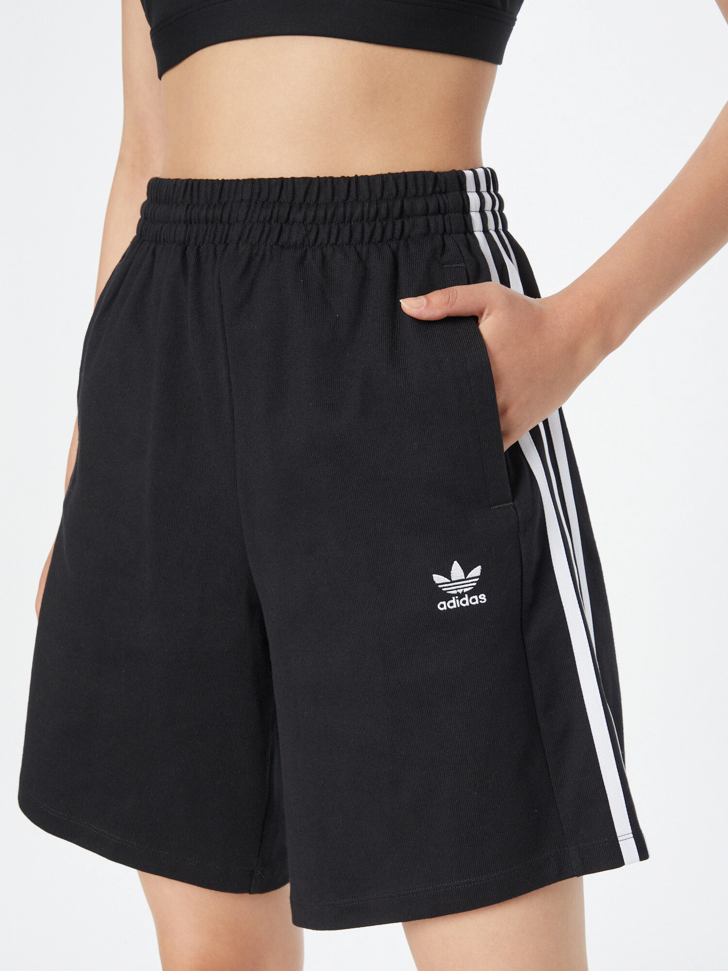 ADIDAS ORIGINALS Pantaloni negru / alb - Pled.ro