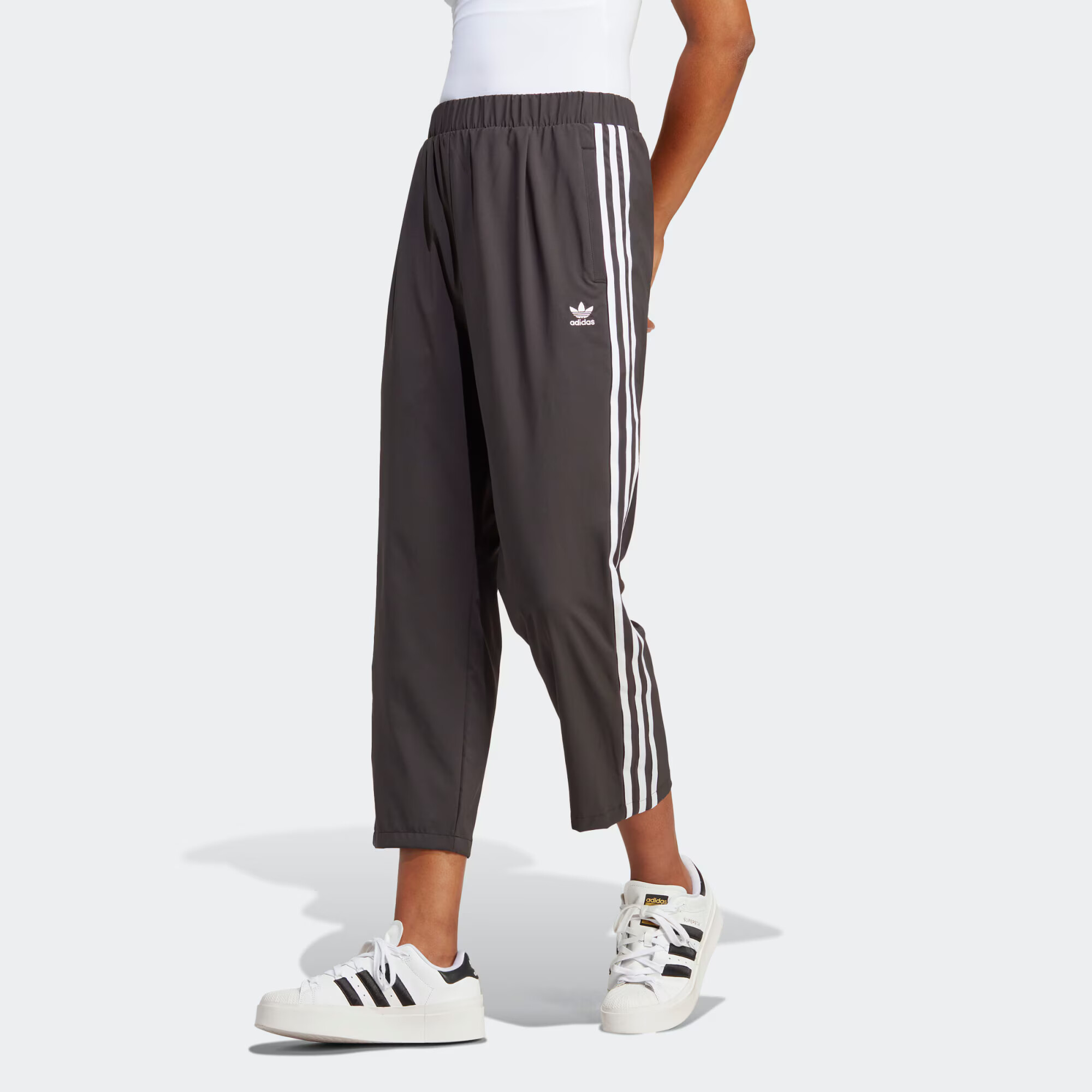 ADIDAS ORIGINALS Pantaloni negru / alb - Pled.ro