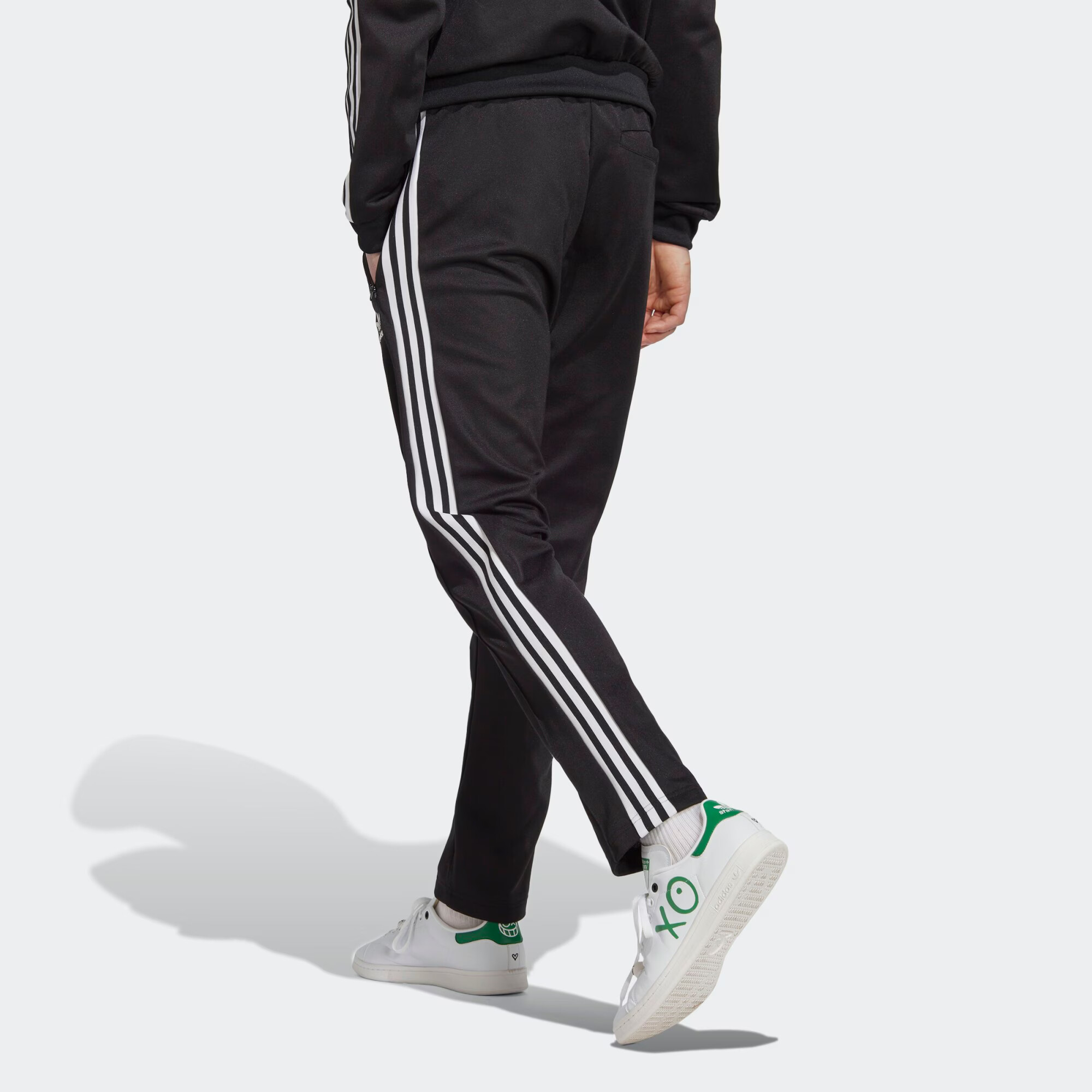 ADIDAS ORIGINALS Pantaloni 'Adicolor Classics Beckenbauer' negru / alb - Pled.ro