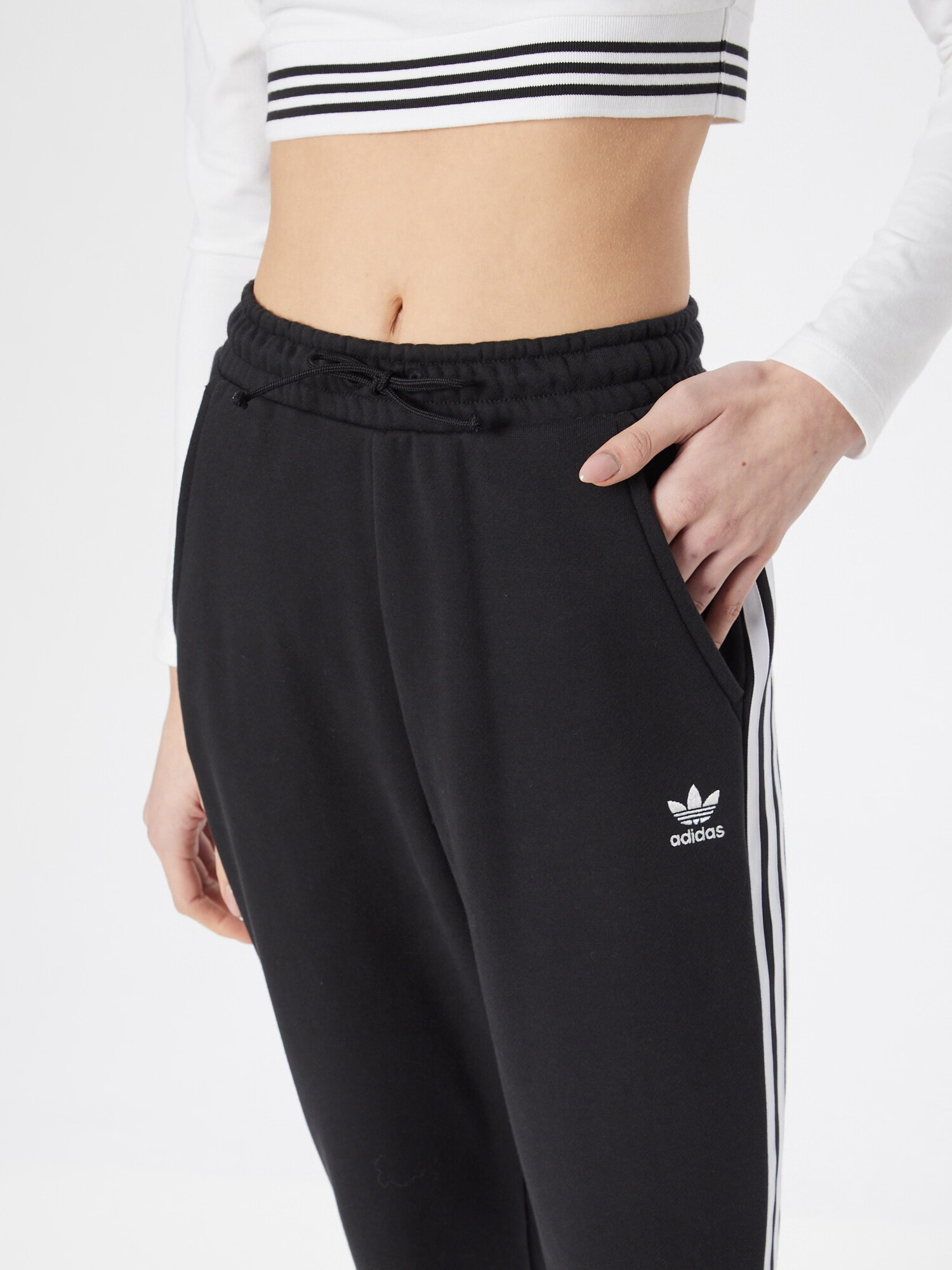 ADIDAS ORIGINALS Pantaloni 'Adicolor Classics 3-Stripes ' negru / alb - Pled.ro