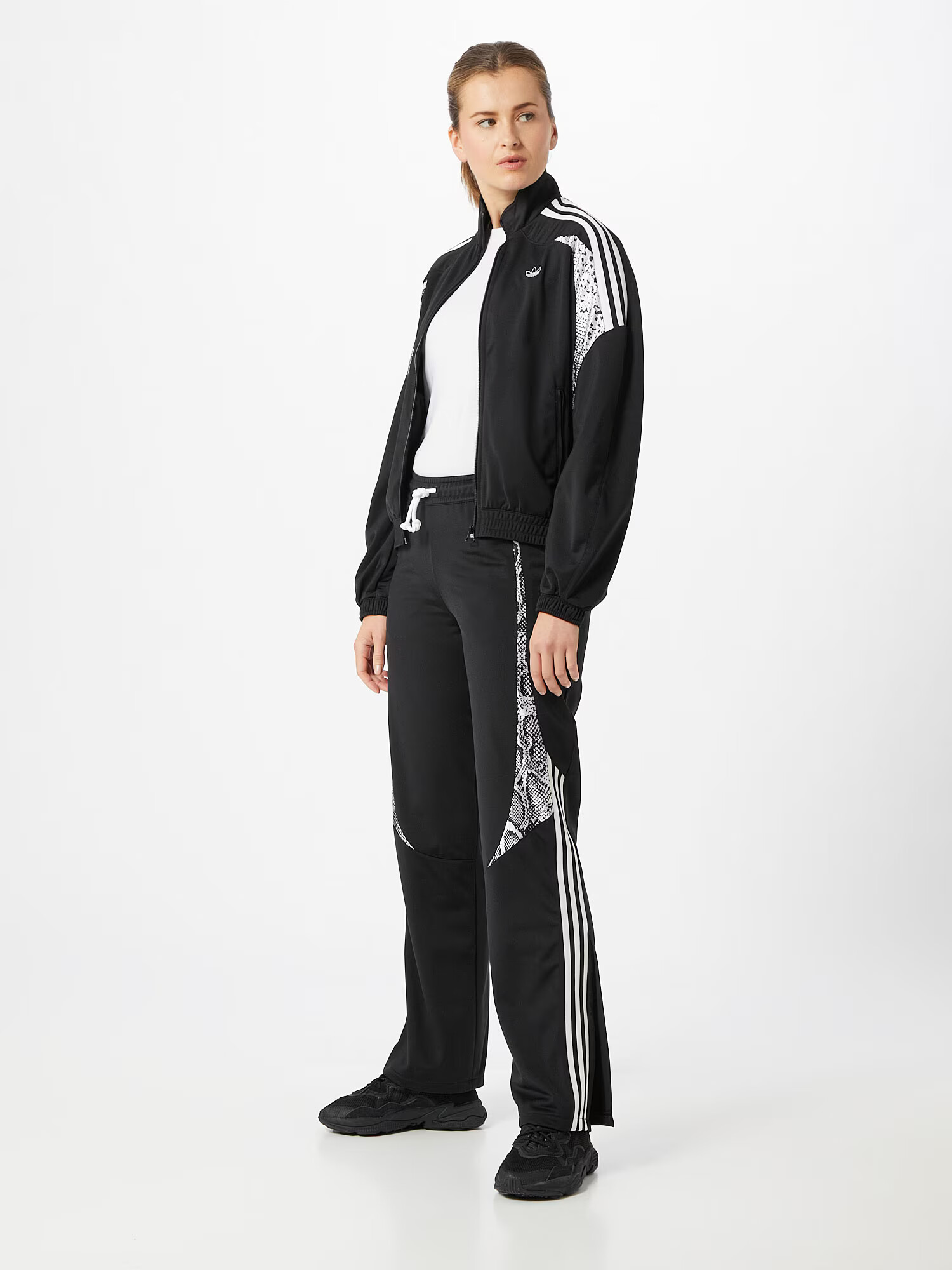 ADIDAS ORIGINALS Pantaloni negru / alb - Pled.ro