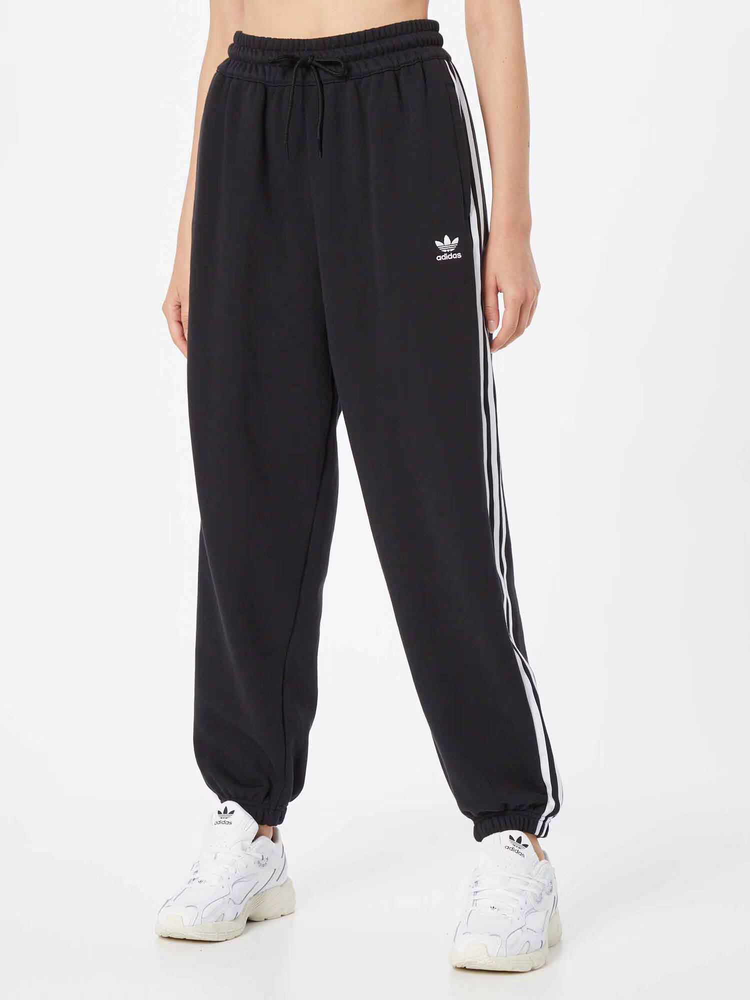 ADIDAS ORIGINALS Pantaloni negru / alb - Pled.ro