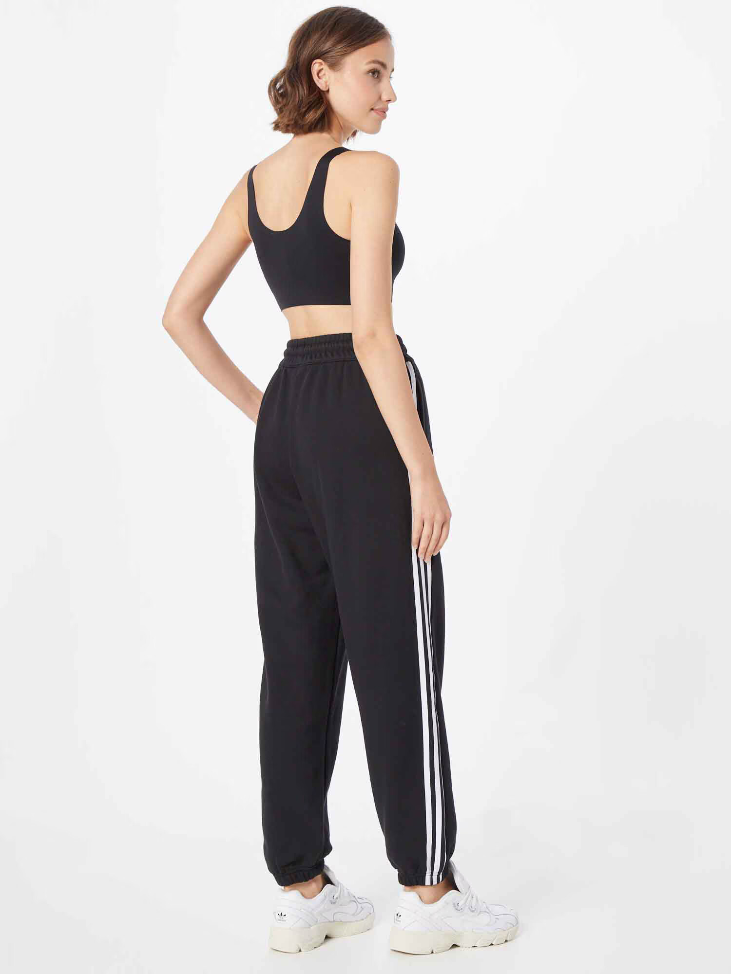 ADIDAS ORIGINALS Pantaloni negru / alb - Pled.ro