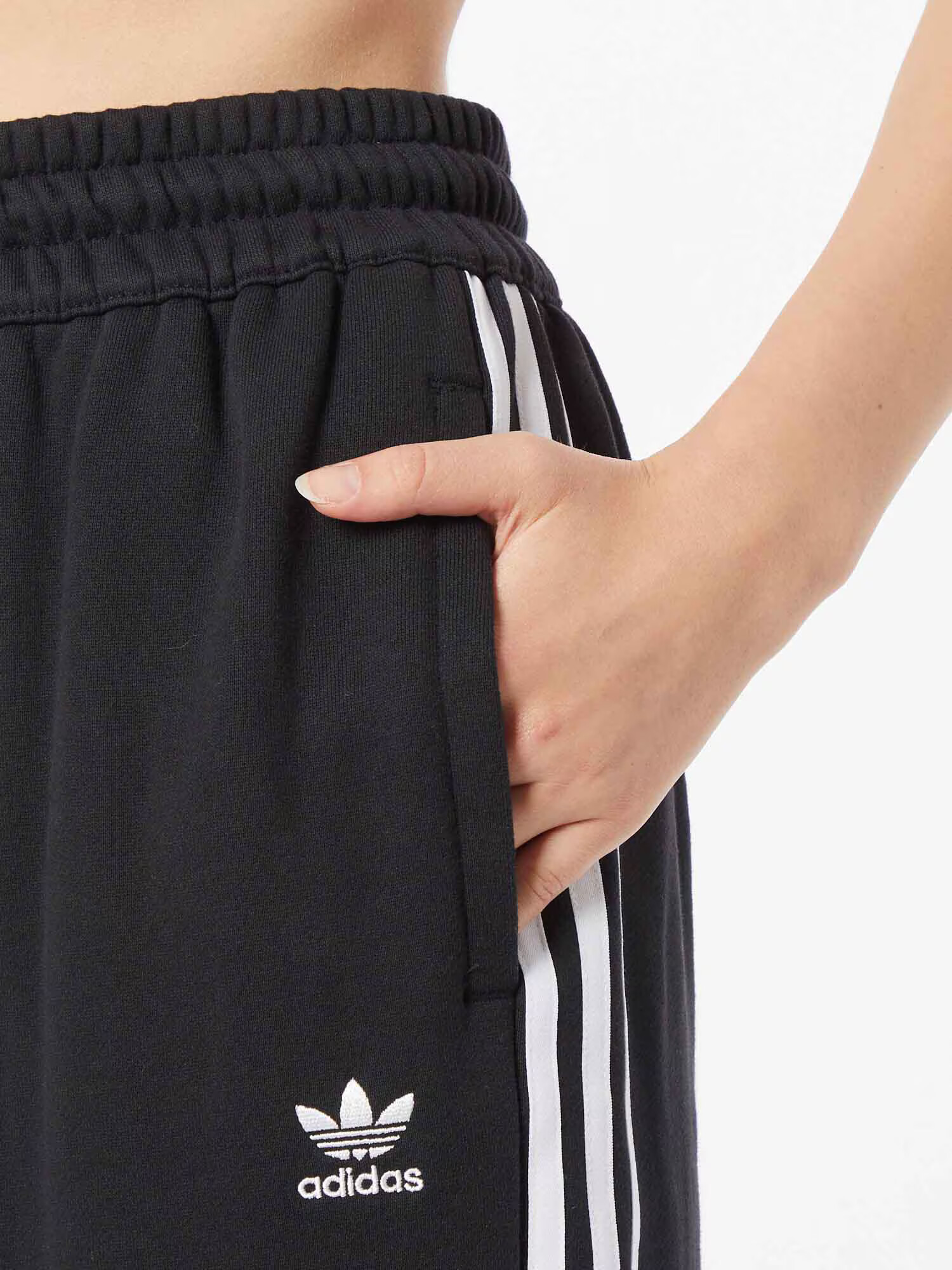 ADIDAS ORIGINALS Pantaloni negru / alb - Pled.ro