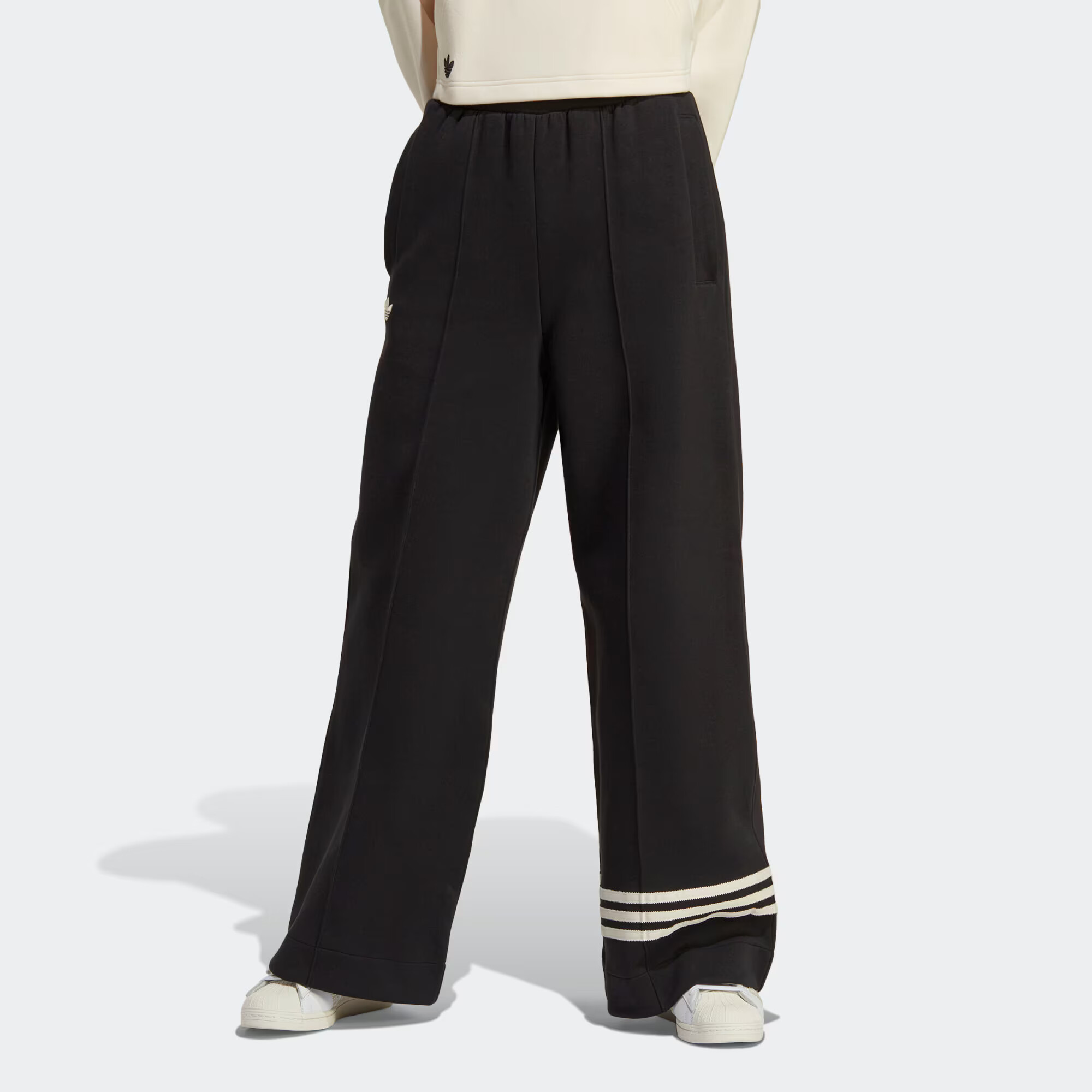 ADIDAS ORIGINALS Pantaloni 'Adicolor Neuclassics' negru / alb natural - Pled.ro