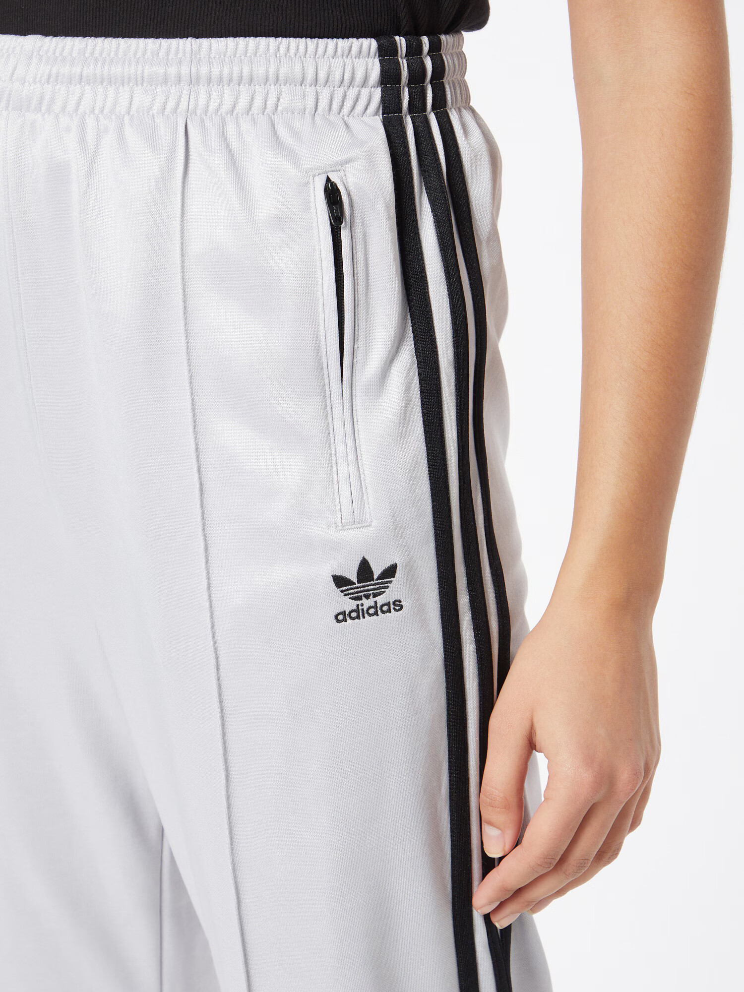 ADIDAS ORIGINALS Pantaloni negru / argintiu - Pled.ro