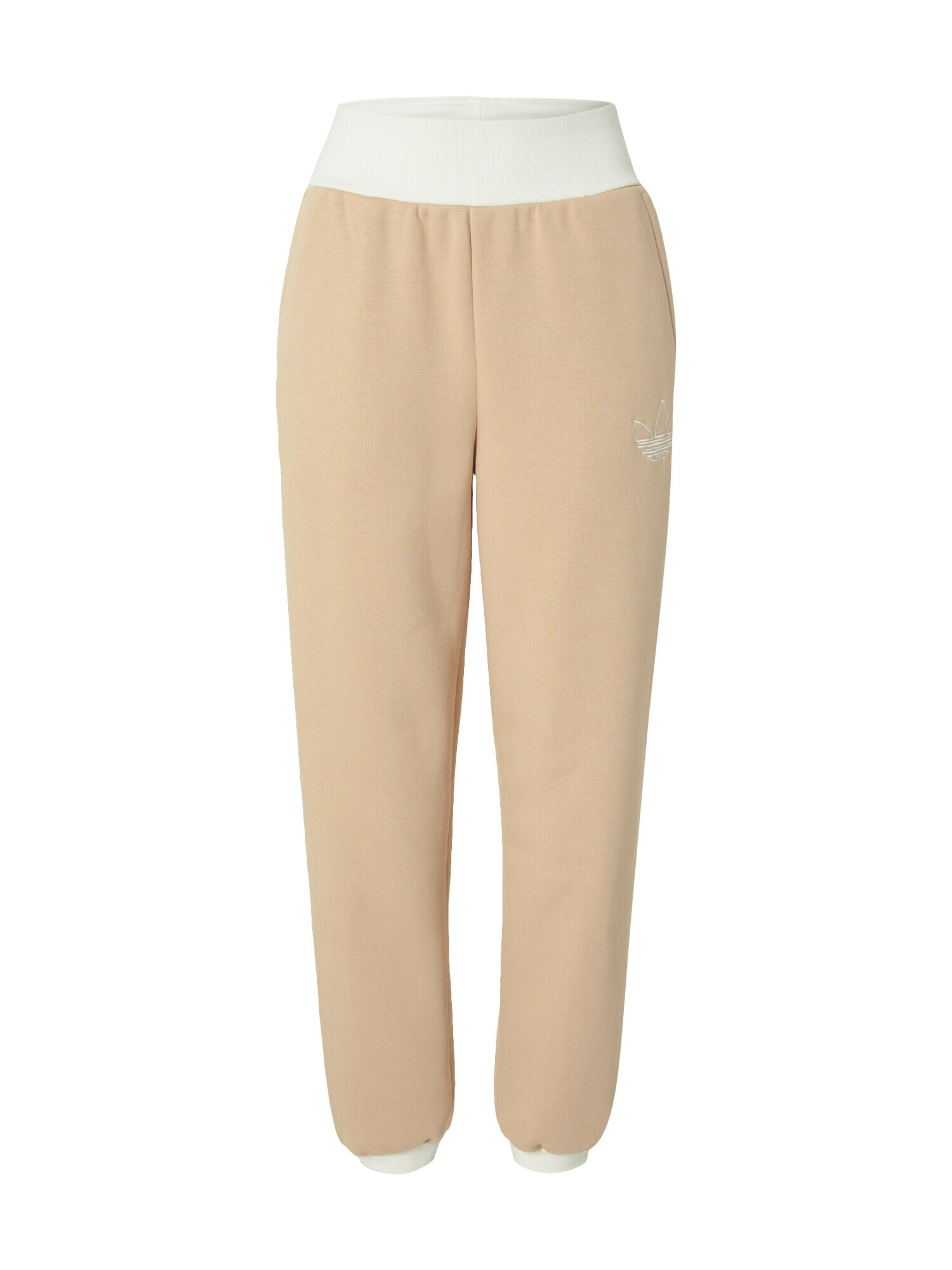 ADIDAS ORIGINALS Pantaloni nisipiu / alb natural - Pled.ro