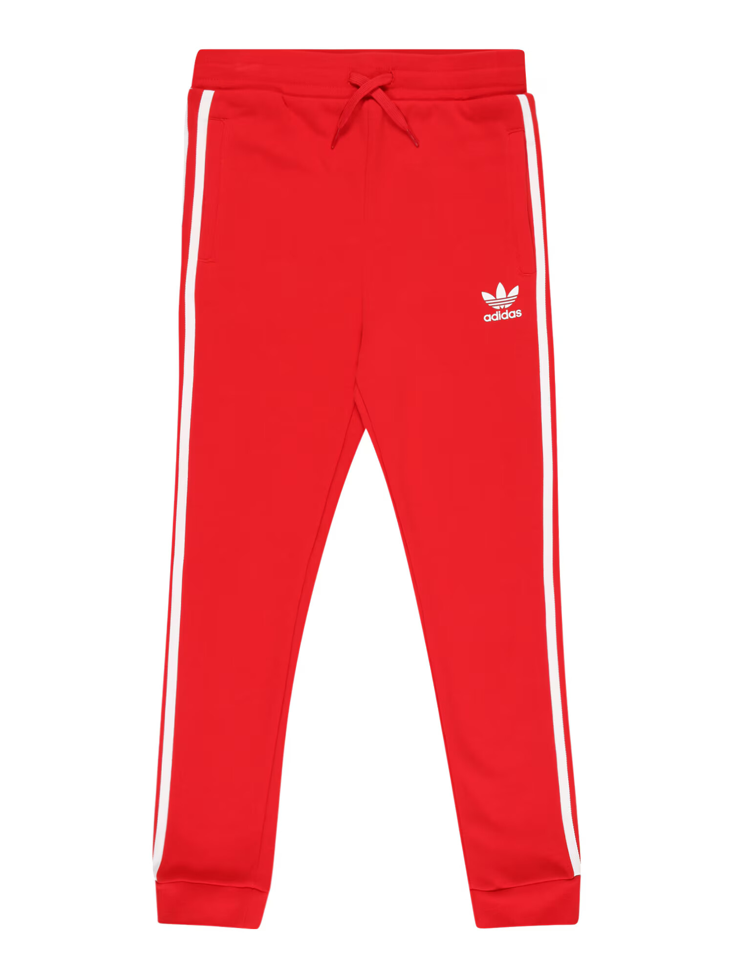 ADIDAS ORIGINALS Pantaloni 'Trefoil' roșu deschis / alb - Pled.ro