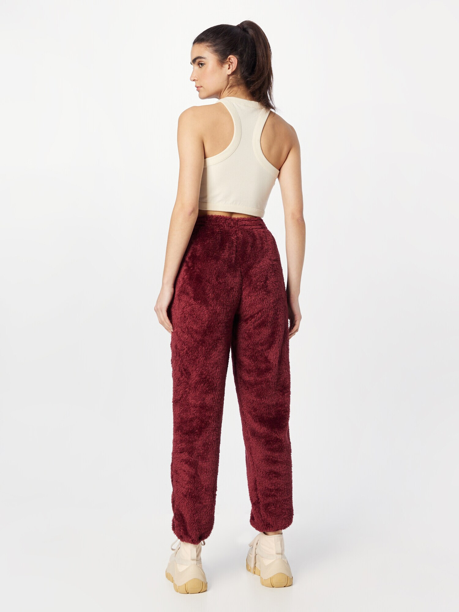 ADIDAS ORIGINALS Pantaloni roşu închis / alb - Pled.ro