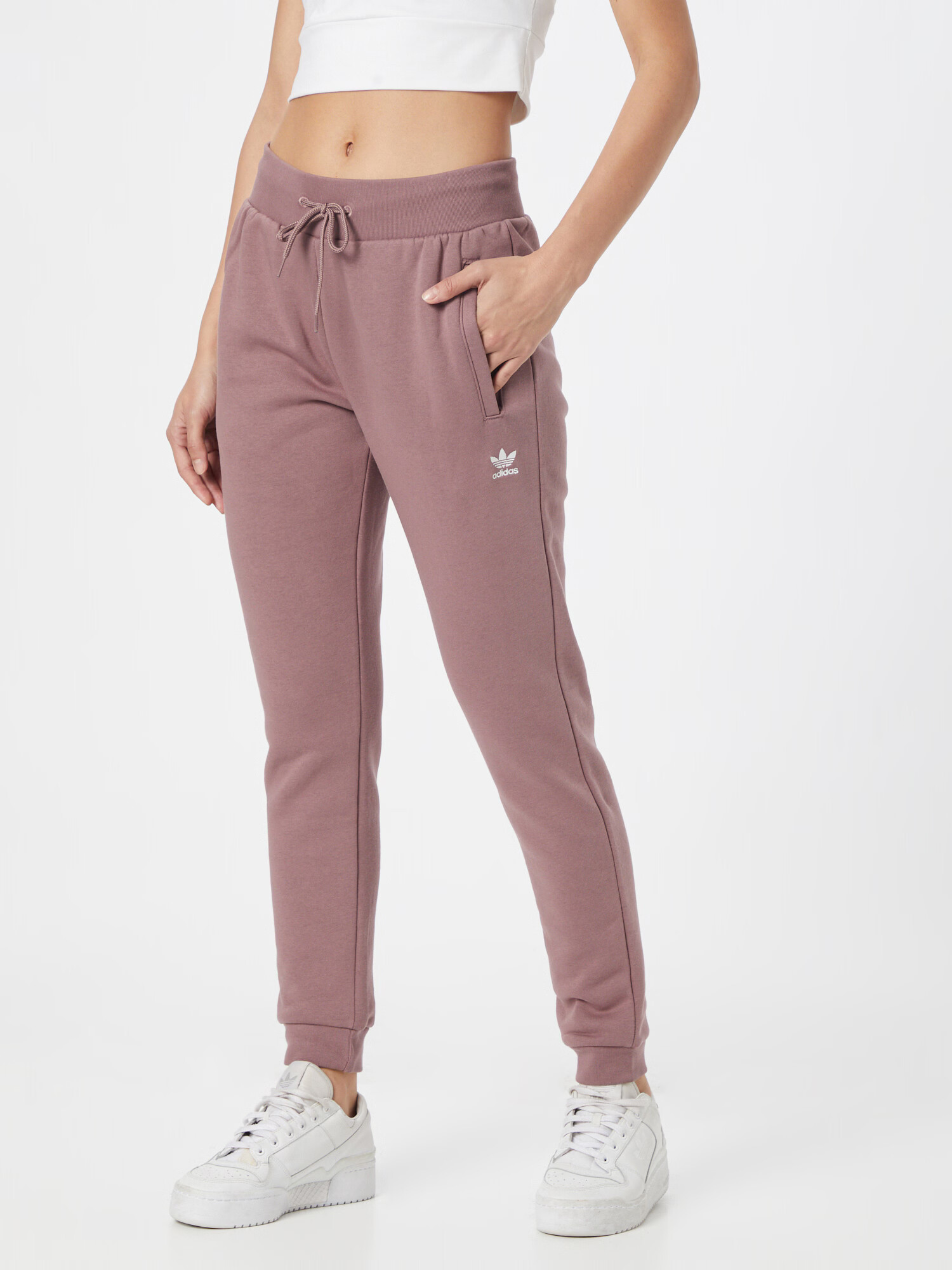 ADIDAS ORIGINALS Pantaloni 'Adicolor Essentials Fleece ' roz pal - Pled.ro