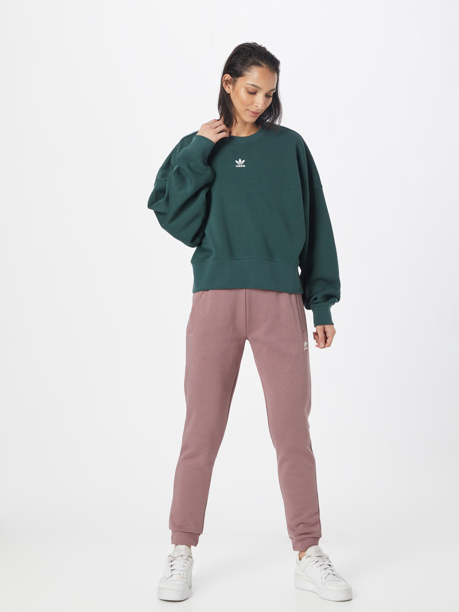 ADIDAS ORIGINALS Pantaloni 'Adicolor Essentials Fleece ' roz pal - Pled.ro