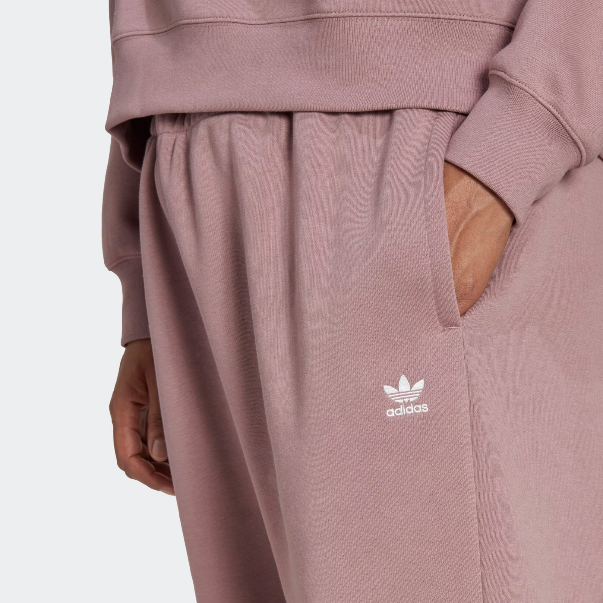 ADIDAS ORIGINALS Pantaloni 'Adicolor Essentials ' roz pal / alb - Pled.ro