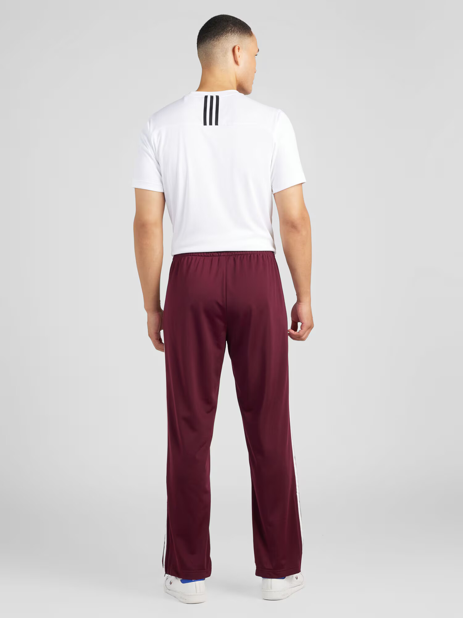 ADIDAS ORIGINALS Pantaloni 'Adicolor Classics Firebird' roșu bordeaux / alb - Pled.ro