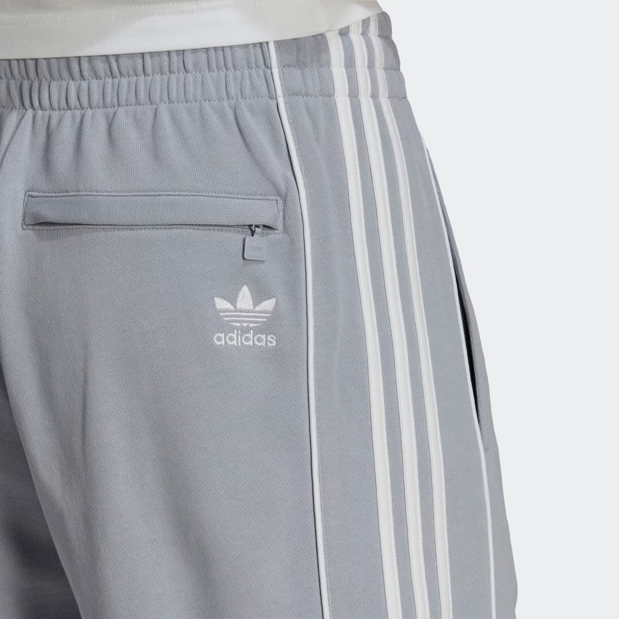 ADIDAS ORIGINALS Pantaloni 'Rekive' gri / alb - Pled.ro