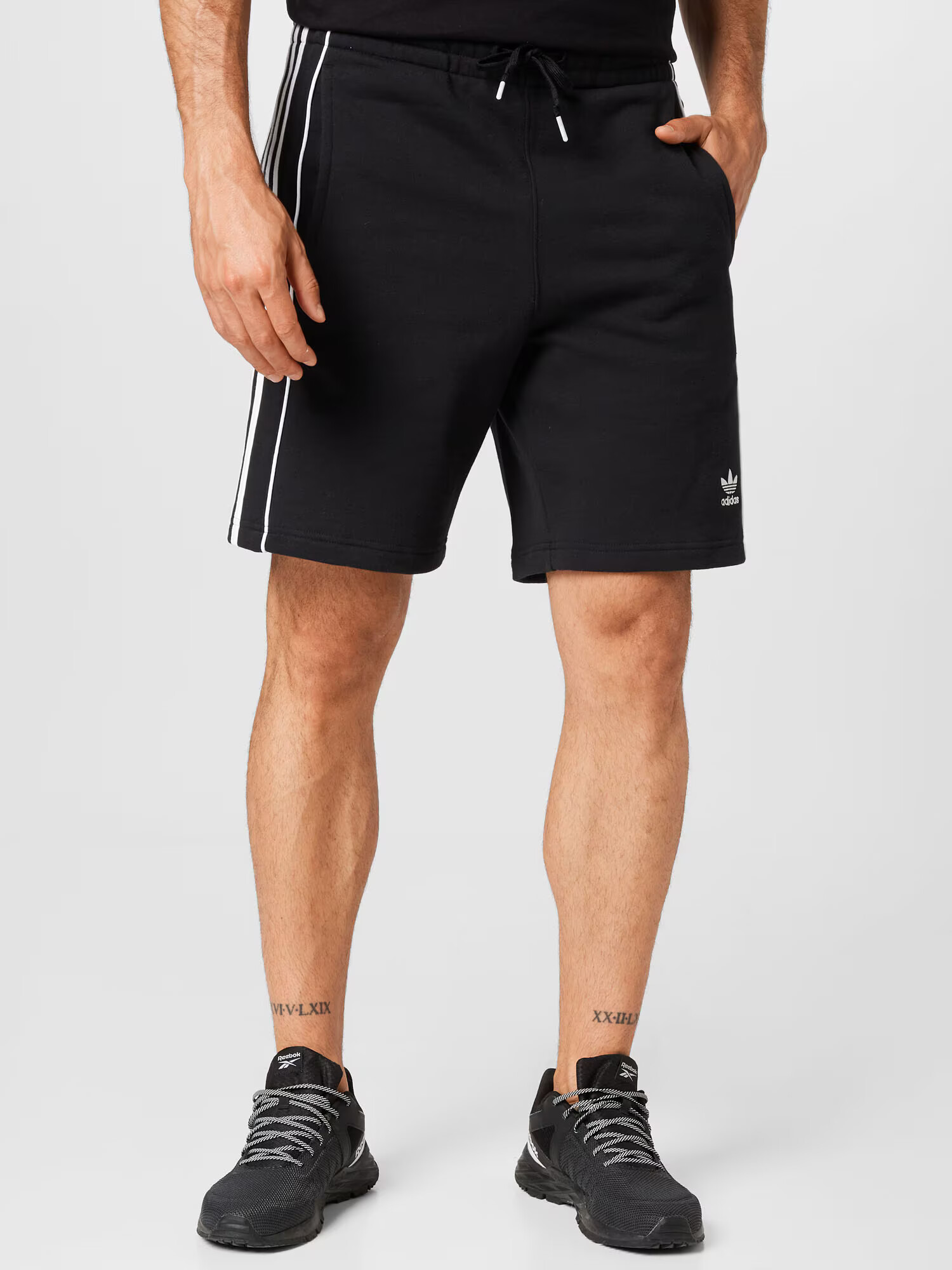 ADIDAS ORIGINALS Pantaloni 'Rekive' negru / alb - Pled.ro