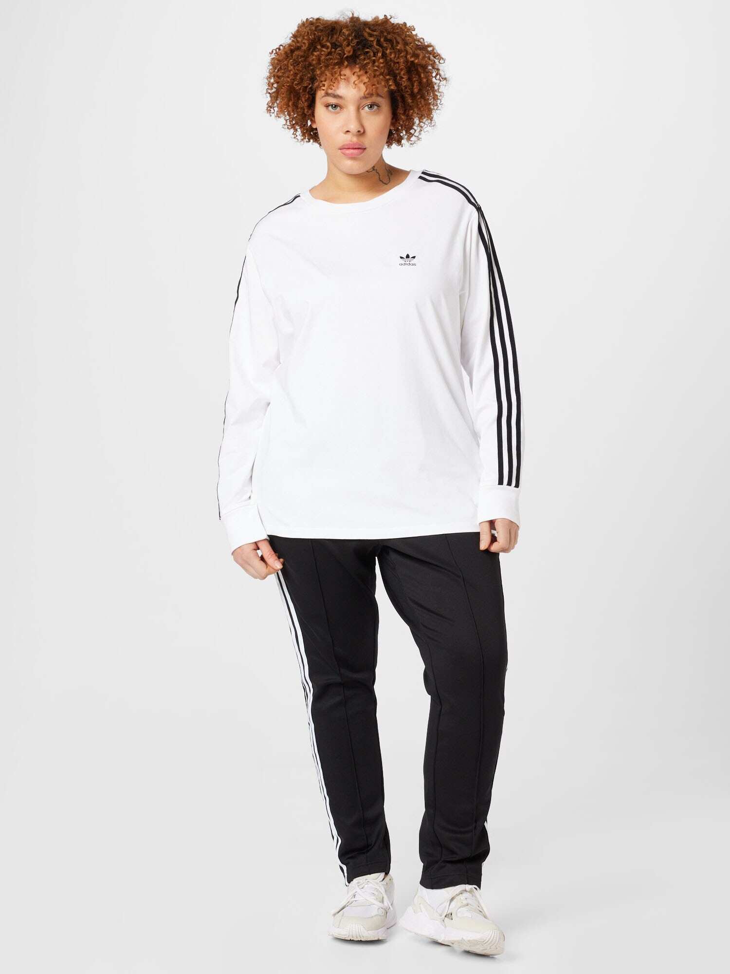 ADIDAS ORIGINALS Pantaloni negru / alb - Pled.ro