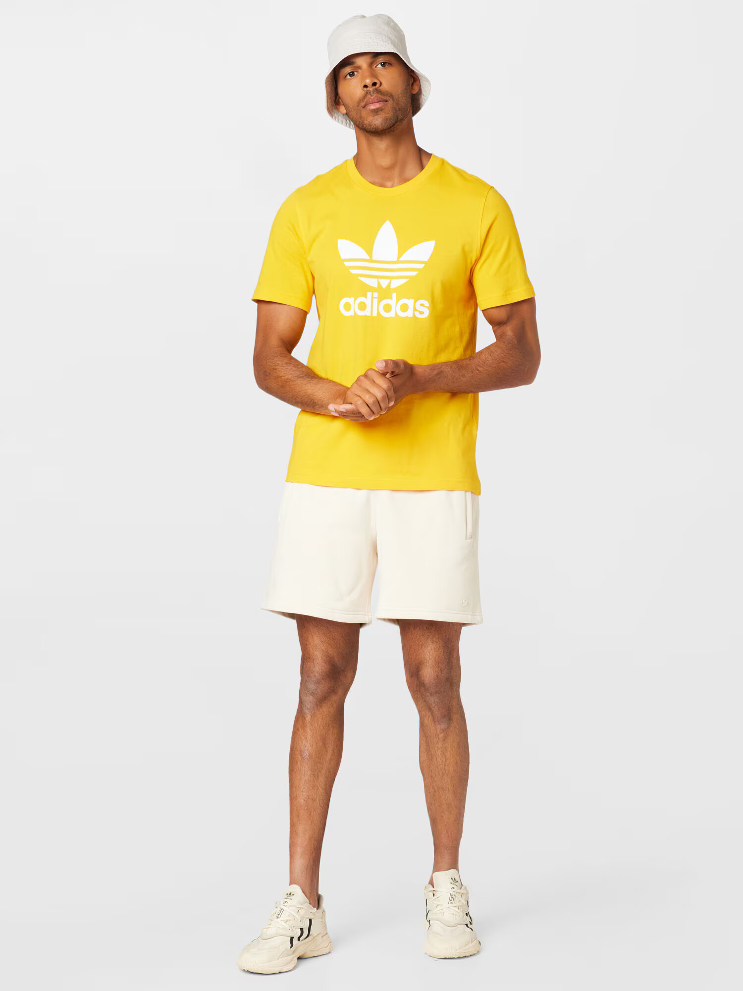 ADIDAS ORIGINALS Pantaloni 'Adicolor Trefoil' bej - Pled.ro