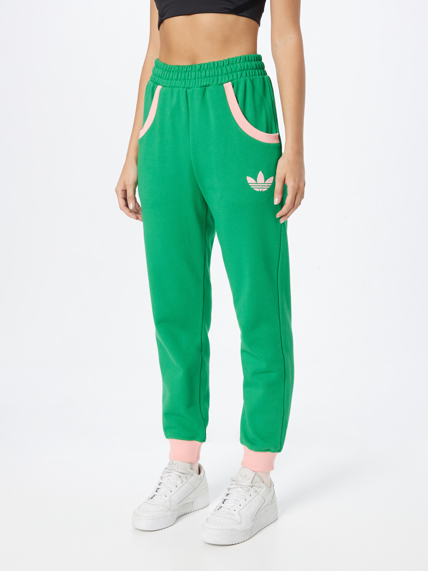 ADIDAS ORIGINALS Pantaloni verde deschis / roz - Pled.ro