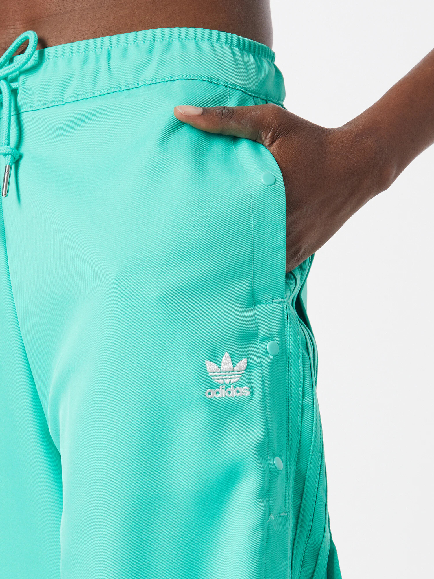 ADIDAS ORIGINALS Pantaloni verde jad / alb - Pled.ro