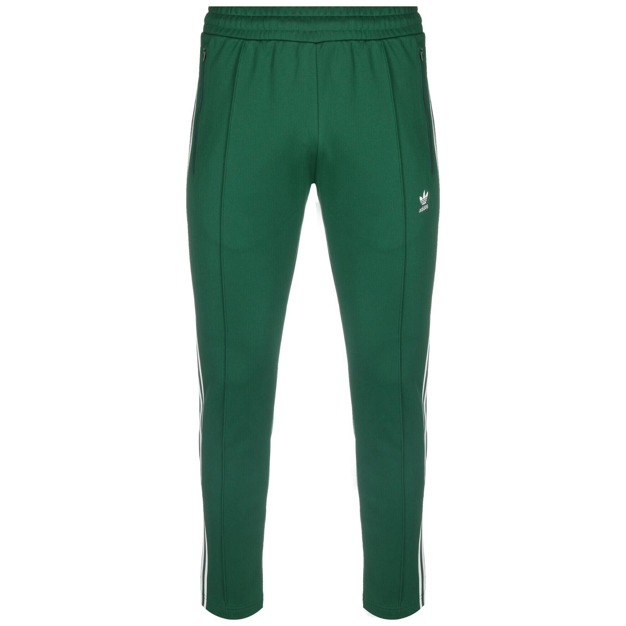 ADIDAS ORIGINALS Pantaloni 'Adicolor Classics Beckenbauer' verde smarald / alb - Pled.ro