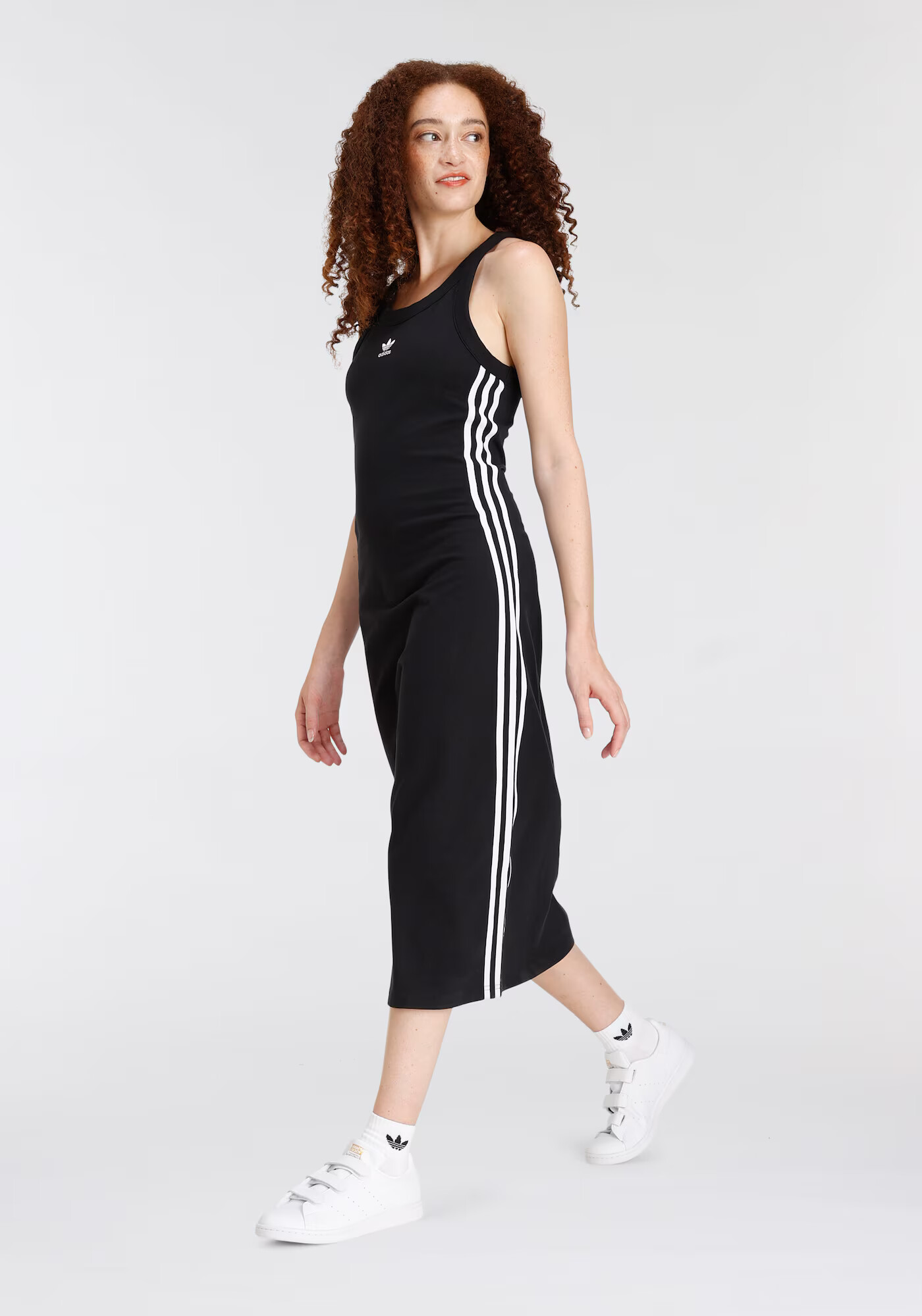 ADIDAS ORIGINALS Rochie 'Adicolor Classics' negru / alb - Pled.ro