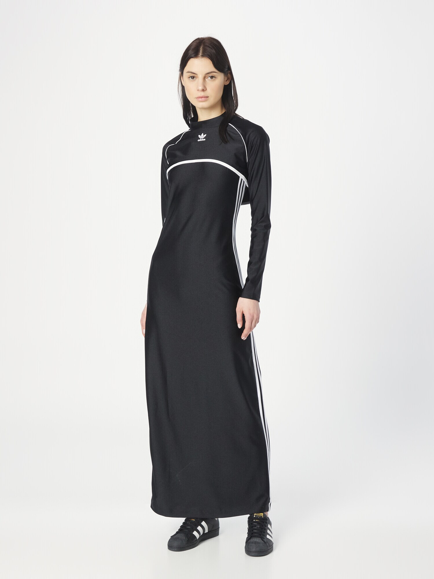 ADIDAS ORIGINALS Rochie 'Always Original Long' negru / alb - Pled.ro