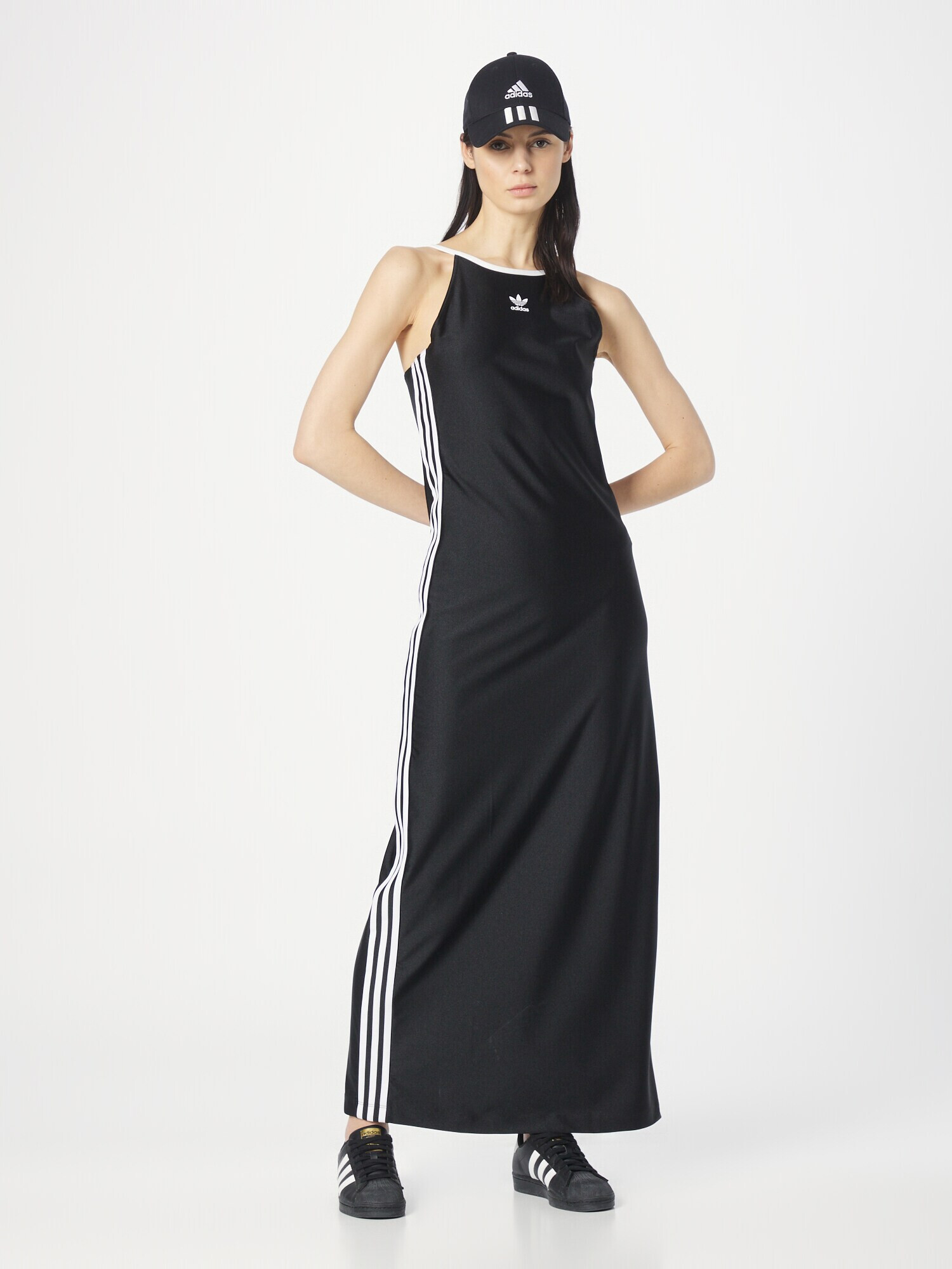 ADIDAS ORIGINALS Rochie 'Always Original Long' negru / alb - Pled.ro