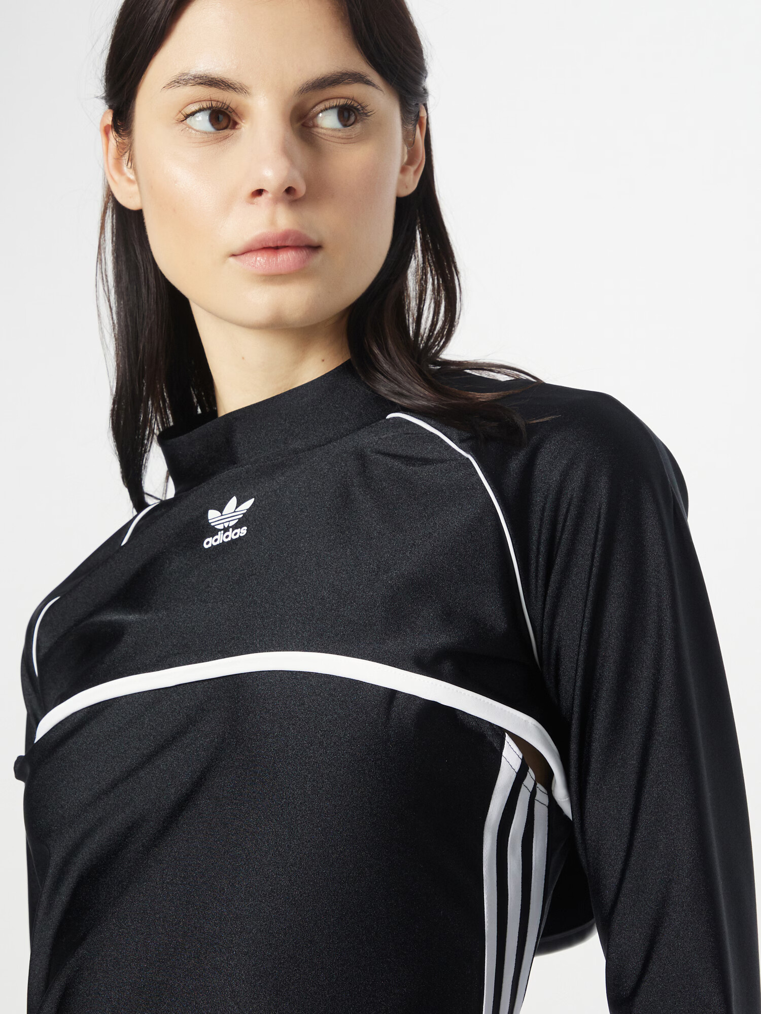 ADIDAS ORIGINALS Rochie 'Always Original Long' negru / alb - Pled.ro