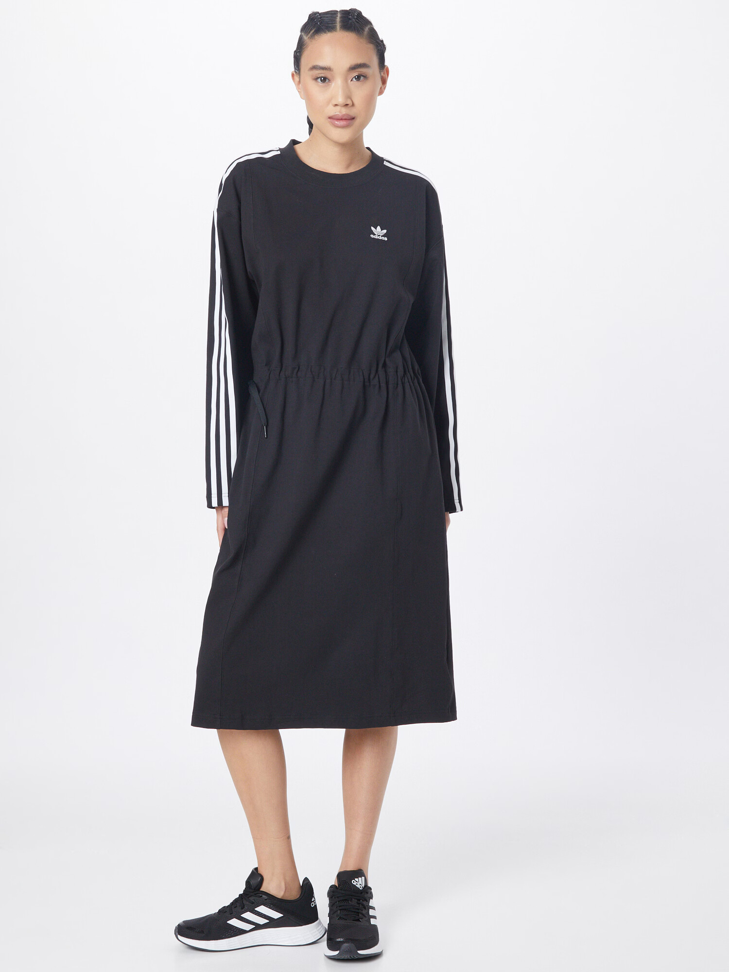 ADIDAS ORIGINALS Rochie negru / alb - Pled.ro