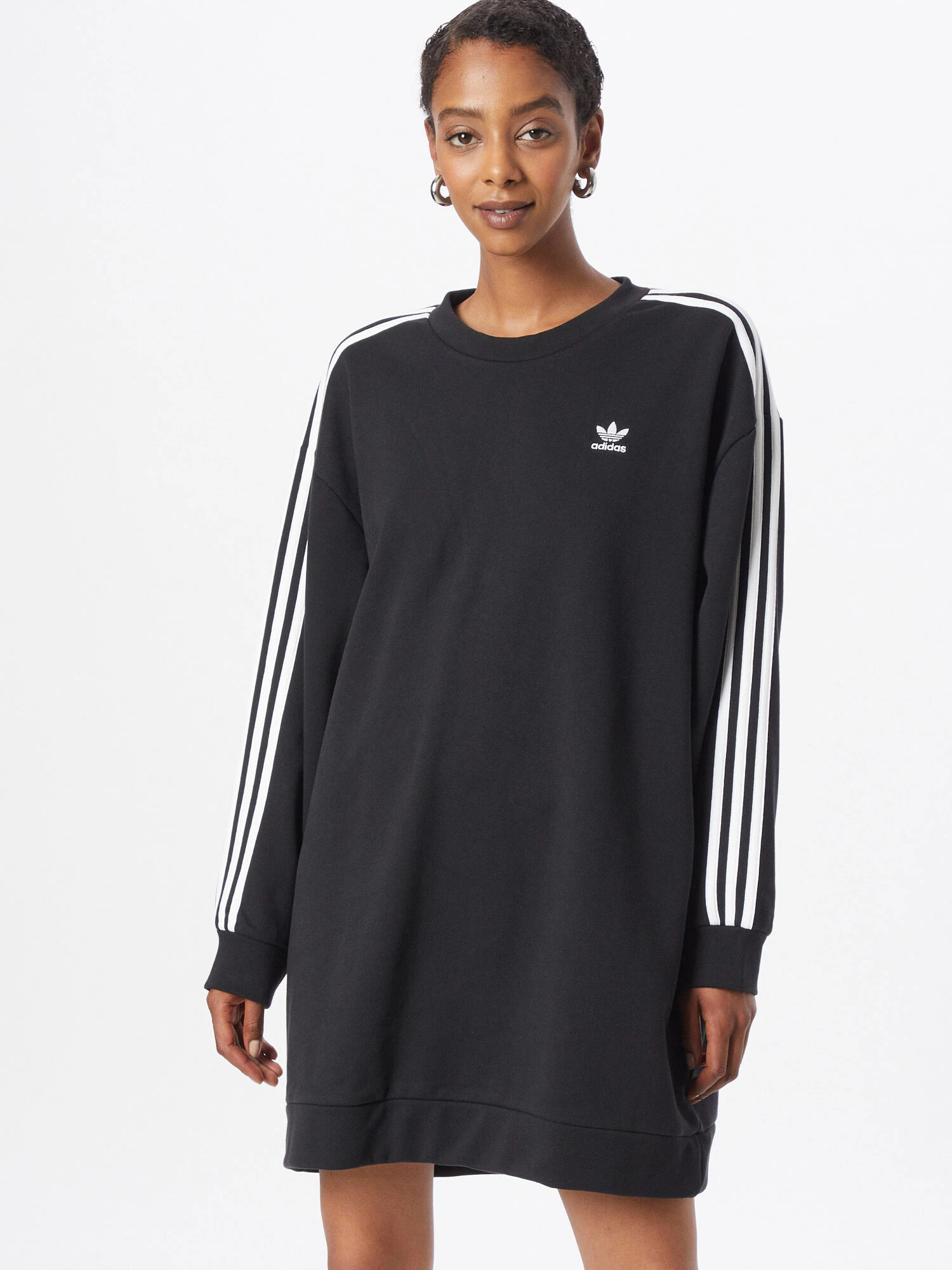 ADIDAS ORIGINALS Rochie 'Adicolor Classics' negru / alb - Pled.ro