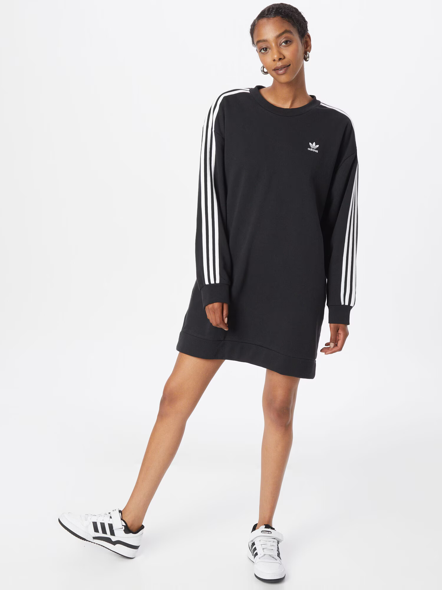 ADIDAS ORIGINALS Rochie 'Adicolor Classics' negru / alb - Pled.ro