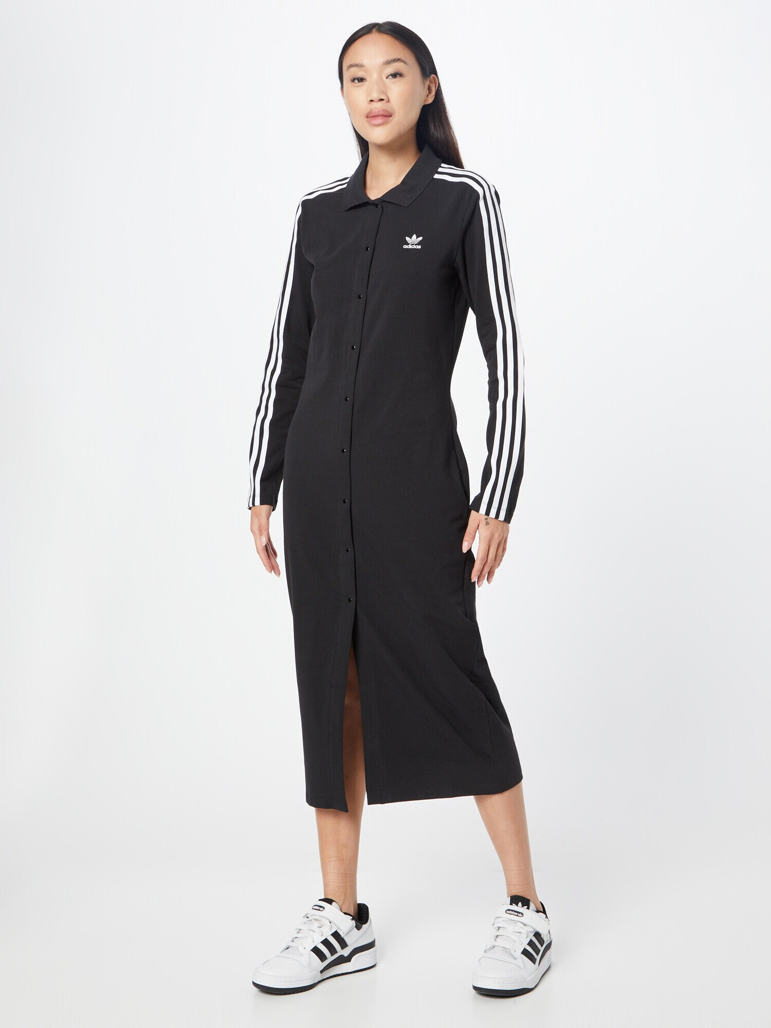 ADIDAS ORIGINALS Rochie 'Adicolor Classics' negru / alb - Pled.ro