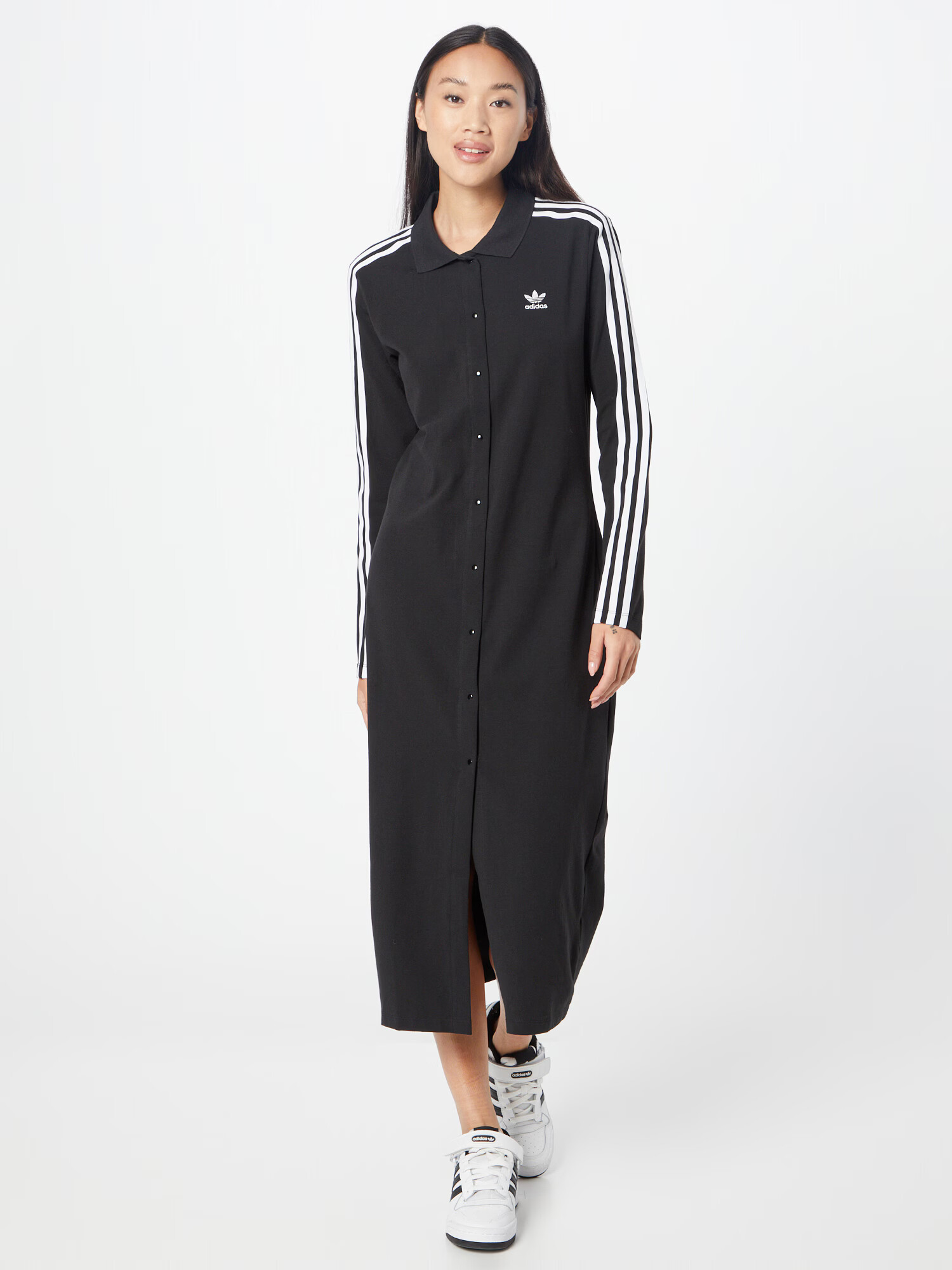 ADIDAS ORIGINALS Rochie 'Adicolor Classics' negru / alb - Pled.ro