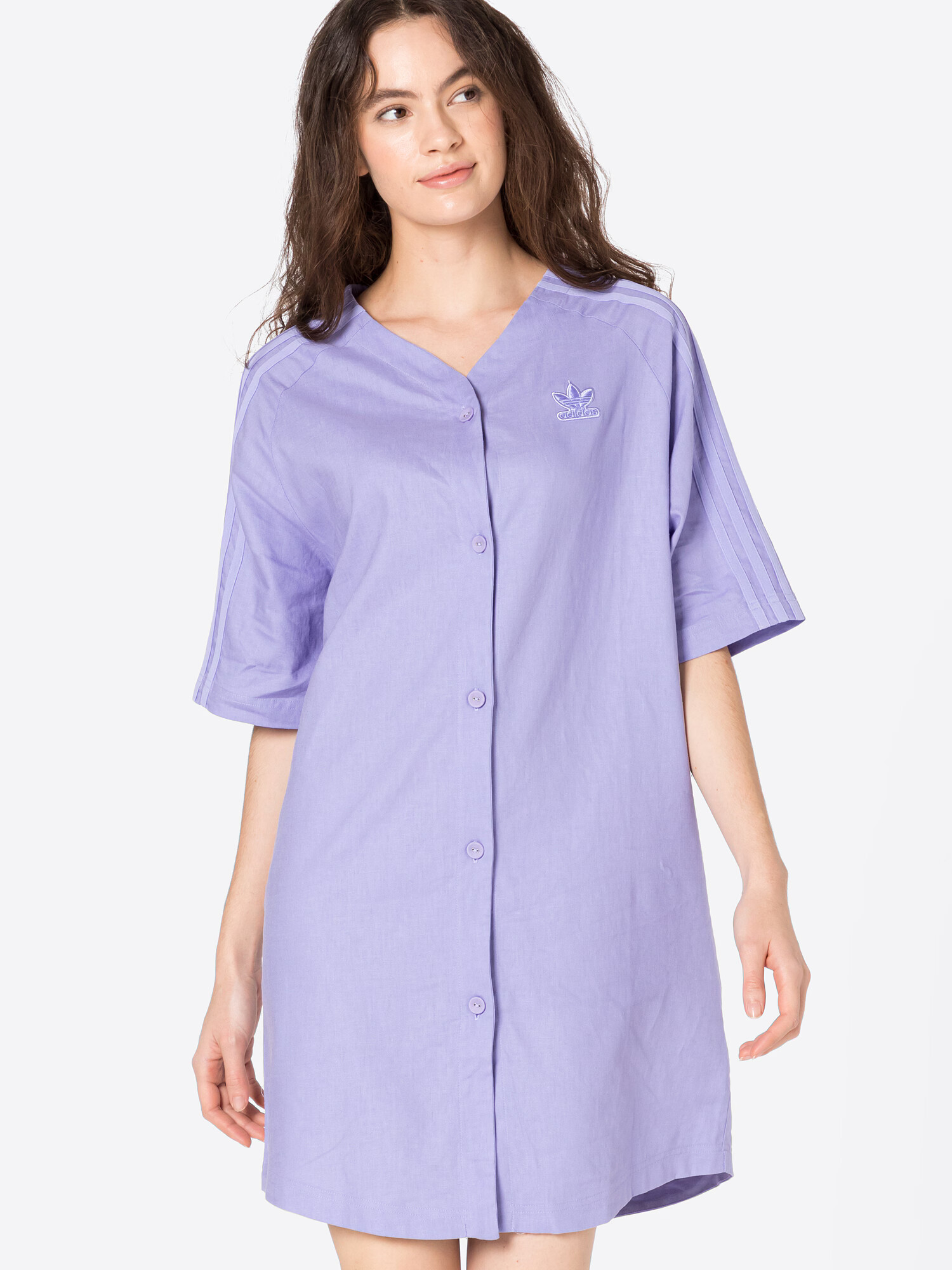 ADIDAS ORIGINALS Rochie tip bluză 'Baseball' lila - Pled.ro