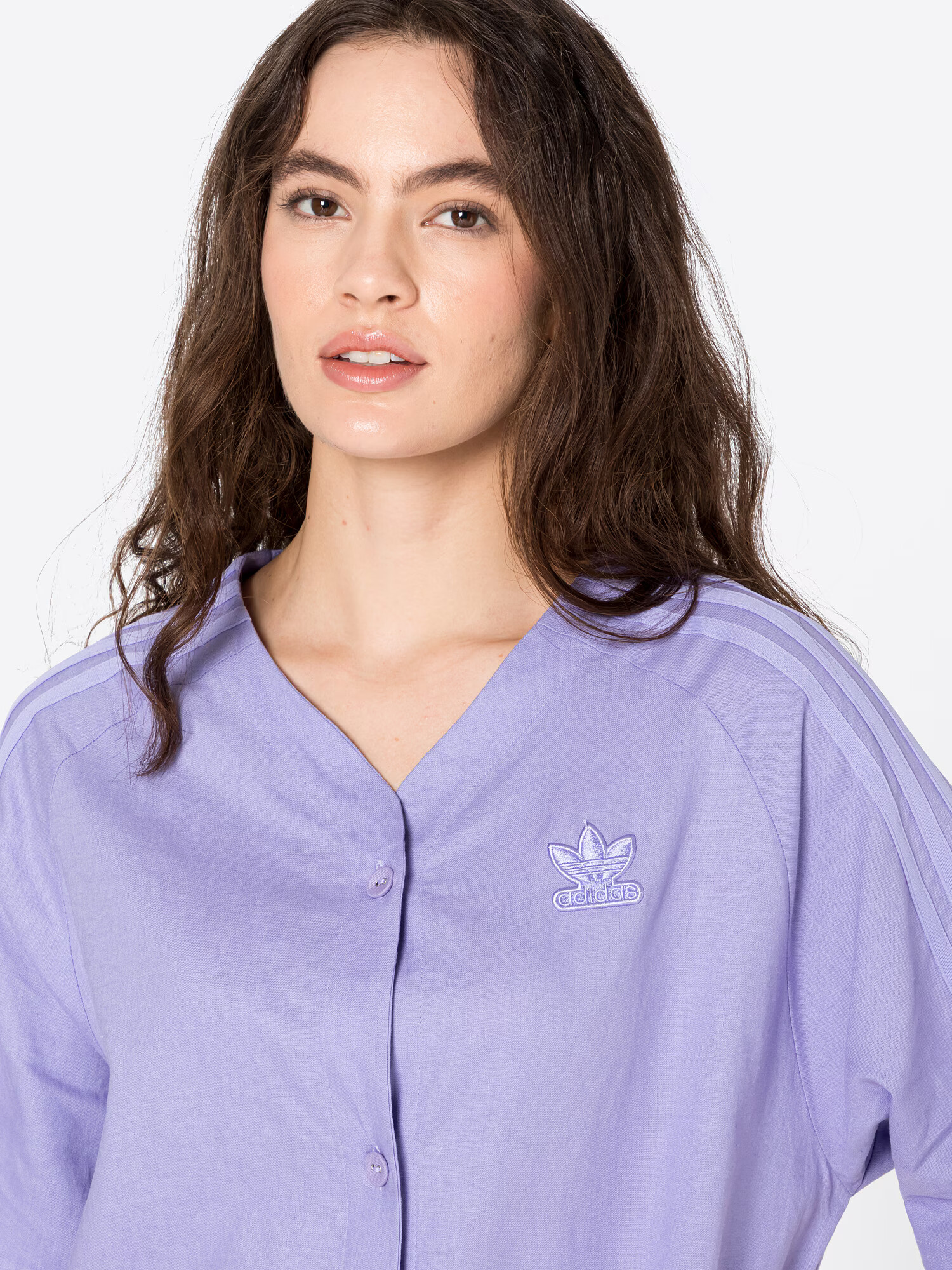 ADIDAS ORIGINALS Rochie tip bluză 'Baseball' lila - Pled.ro