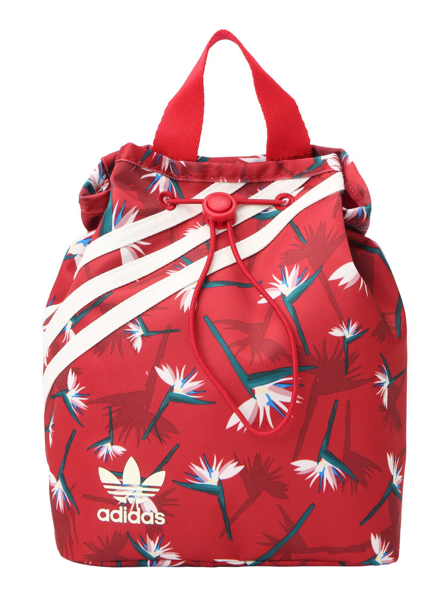 ADIDAS ORIGINALS Rucsac 'Thebe Magugu' verde petrol / roșu / alb - Pled.ro