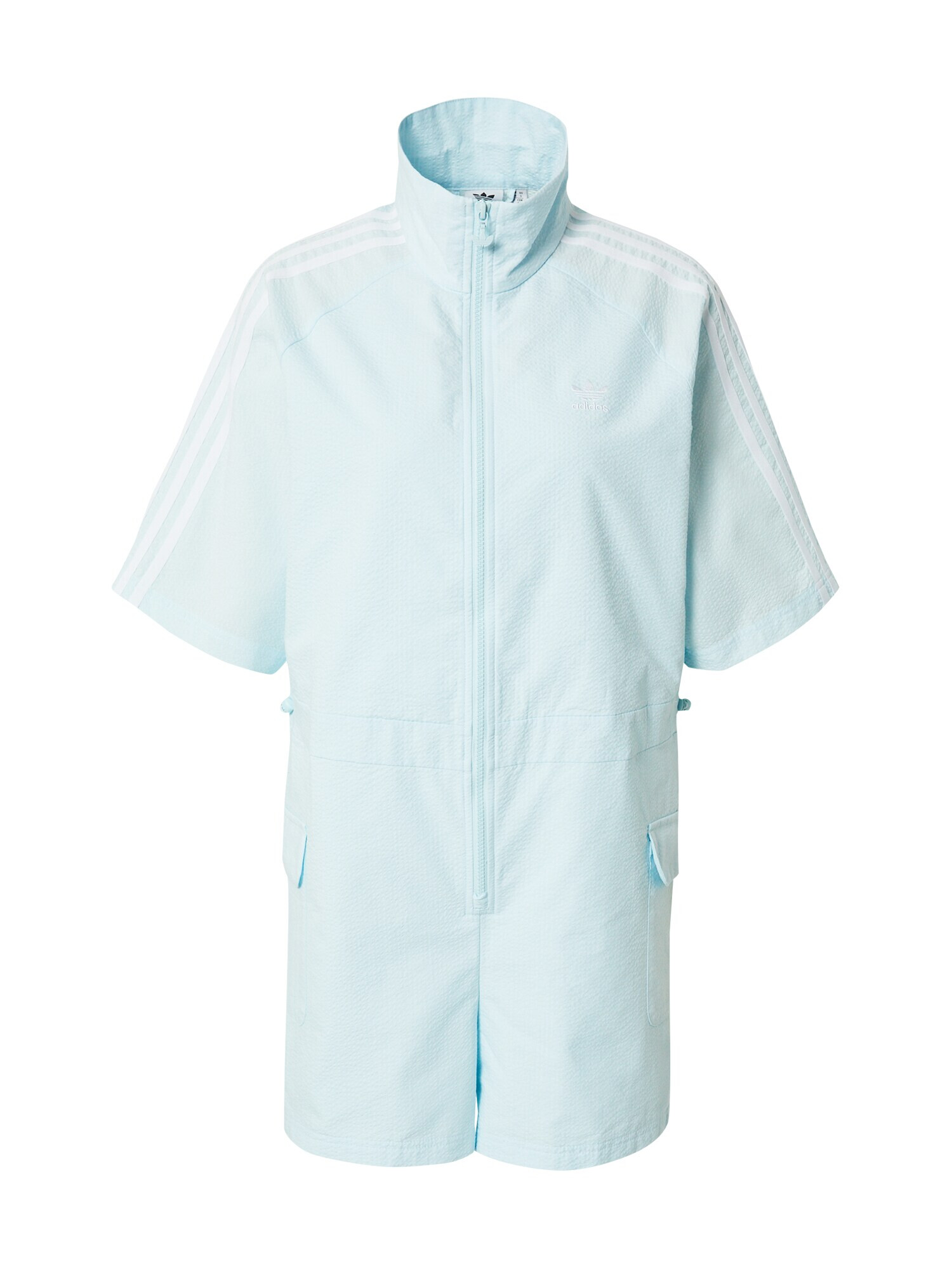 ADIDAS ORIGINALS Salopeta 'Adicolor Classics Poplin Playsuit' azur / alb - Pled.ro