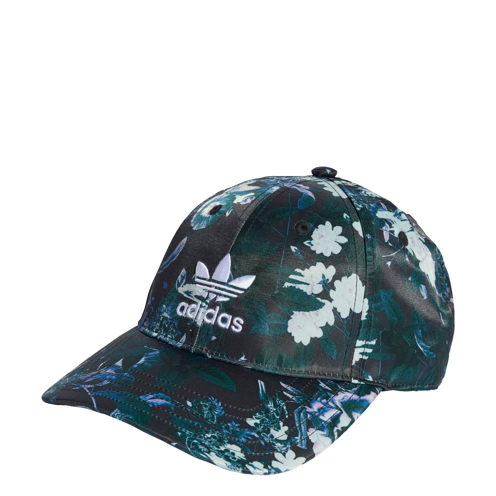 ADIDAS ORIGINALS Șapcă 'Flower Allover Print' albastru / gri închis / verde pin / alb - Pled.ro