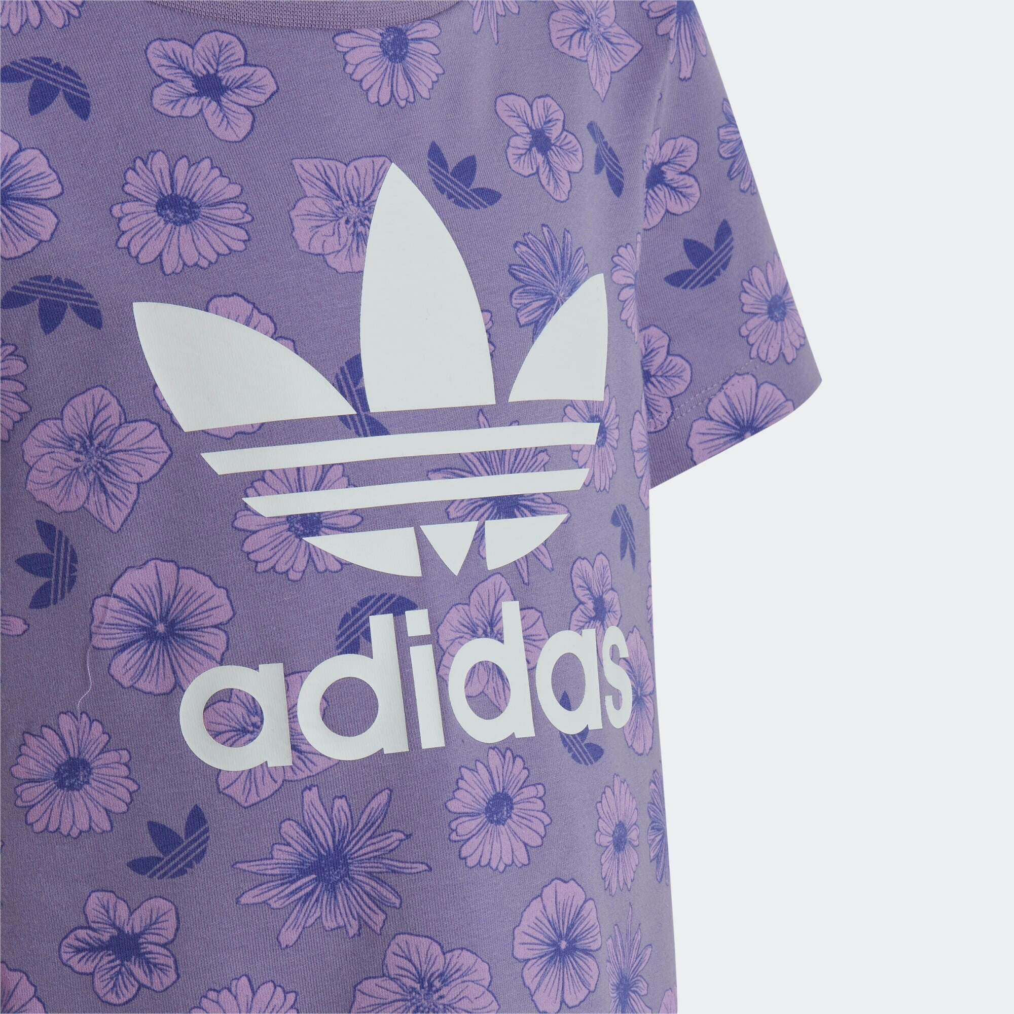 ADIDAS ORIGINALS Set 'Floral' mov liliachiu / mov închis / alb - Pled.ro