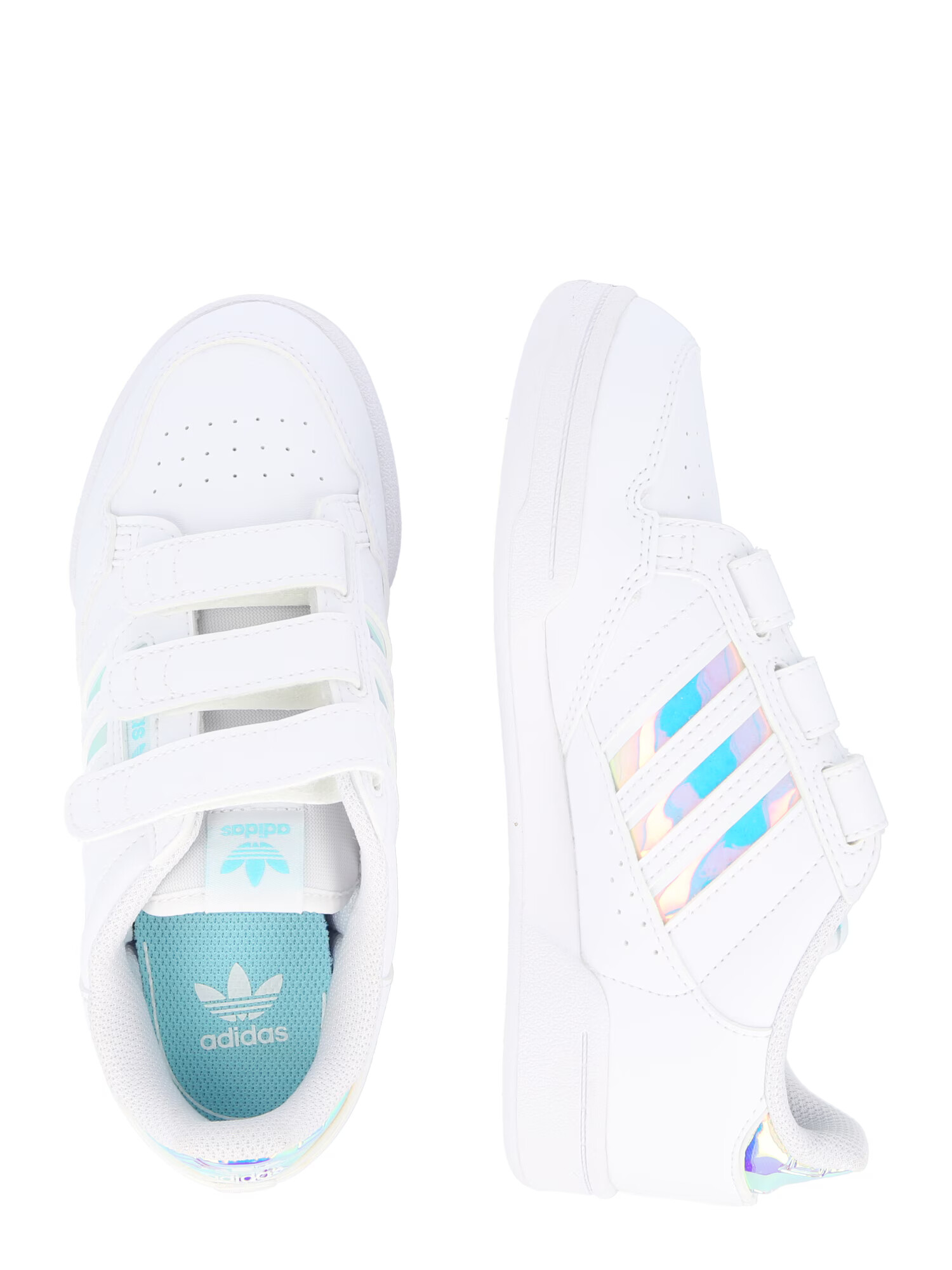 ADIDAS ORIGINALS Sneaker 'Continental 80 Stripes' albastru / turcoaz / roz / alb - Pled.ro