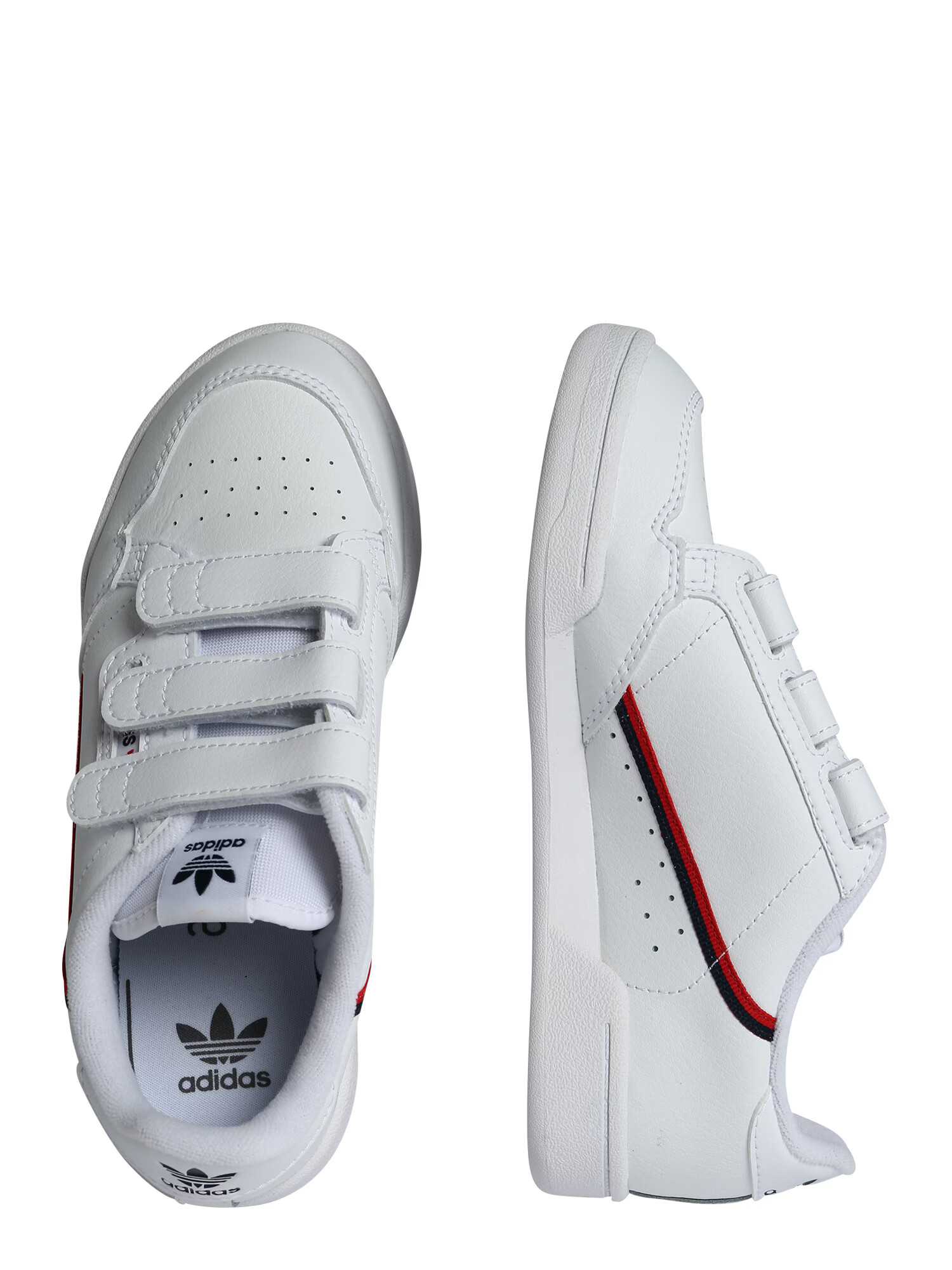 ADIDAS ORIGINALS Sneaker 'Continental 80' roșu / negru / alb - Pled.ro