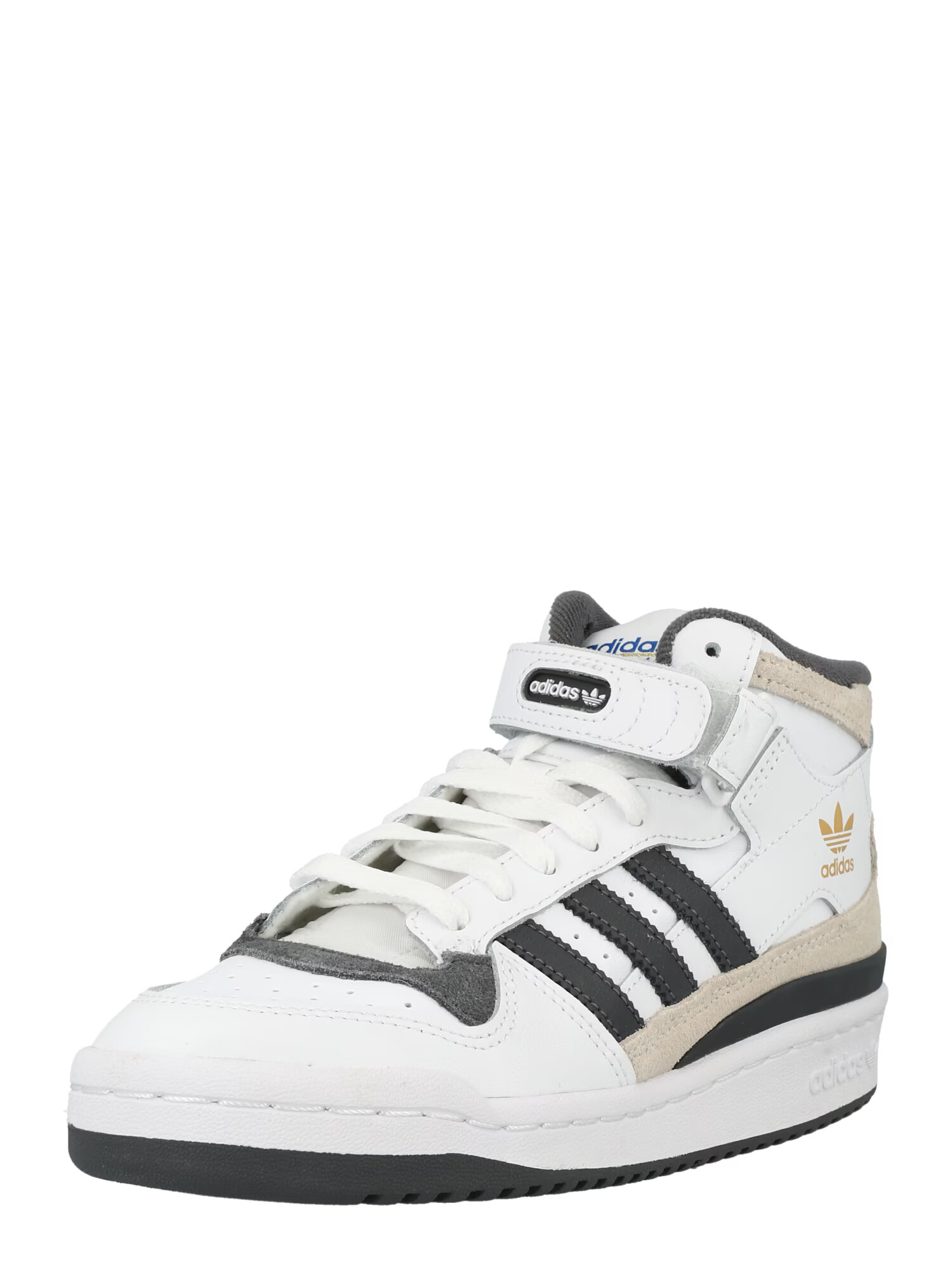 ADIDAS ORIGINALS Sneaker înalt 'Forum Mid' bej / gri metalic / alb - Pled.ro