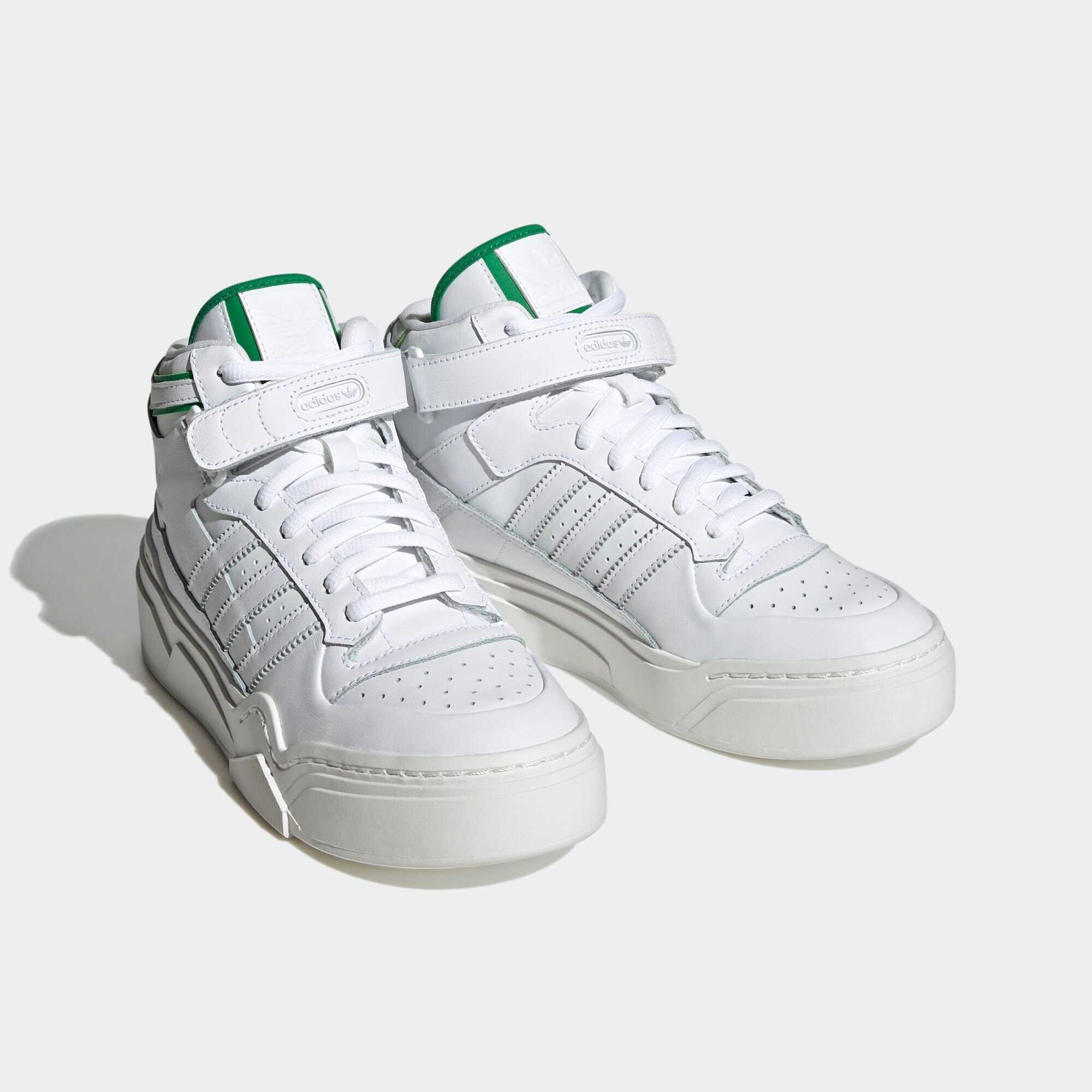 ADIDAS ORIGINALS Sneaker înalt 'Forum Bonega 2B' verde / alb - Pled.ro