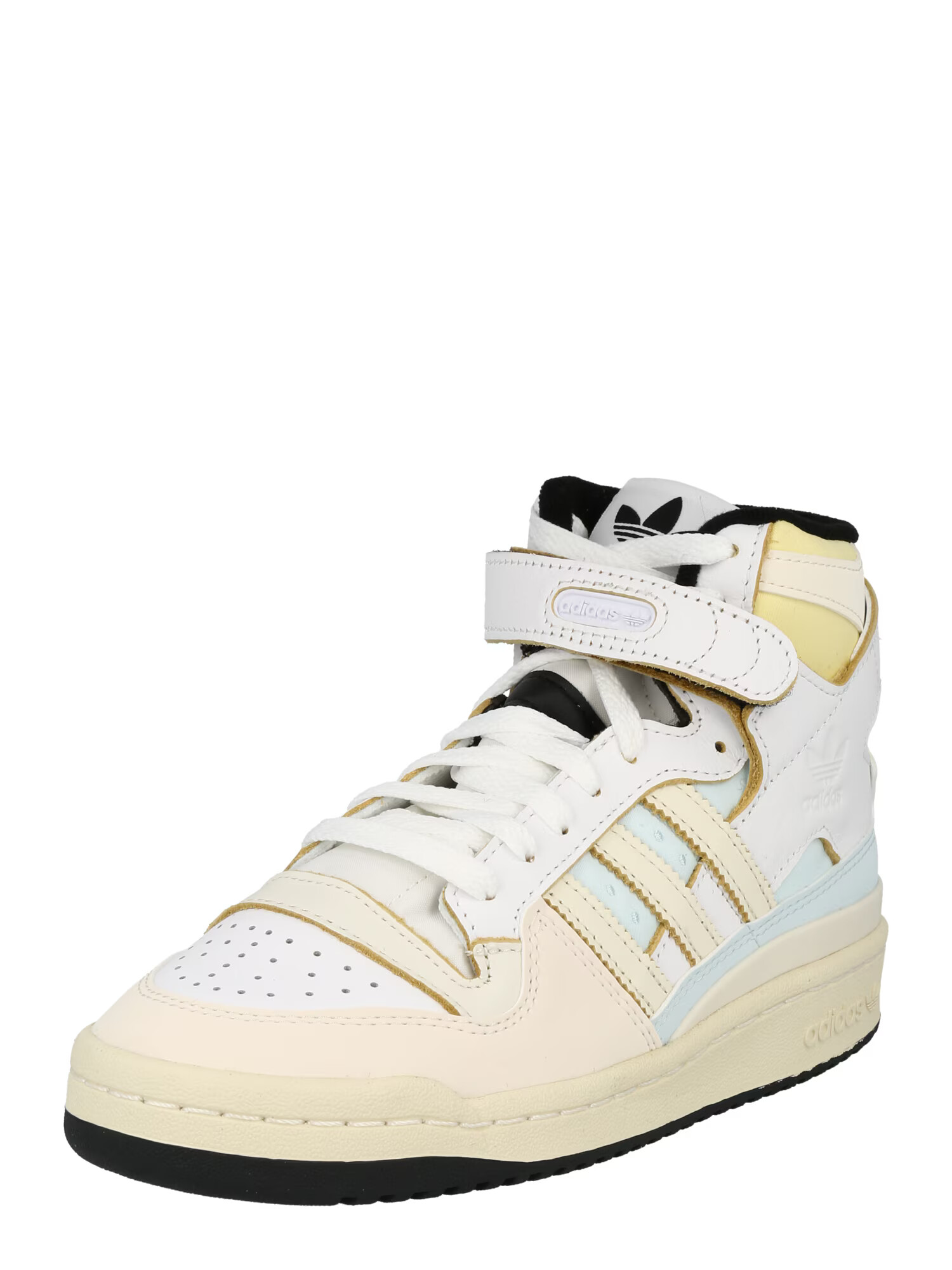 ADIDAS ORIGINALS Sneaker înalt 'Forum 84 Hi' crem / albastru deschis / galben / alb - Pled.ro