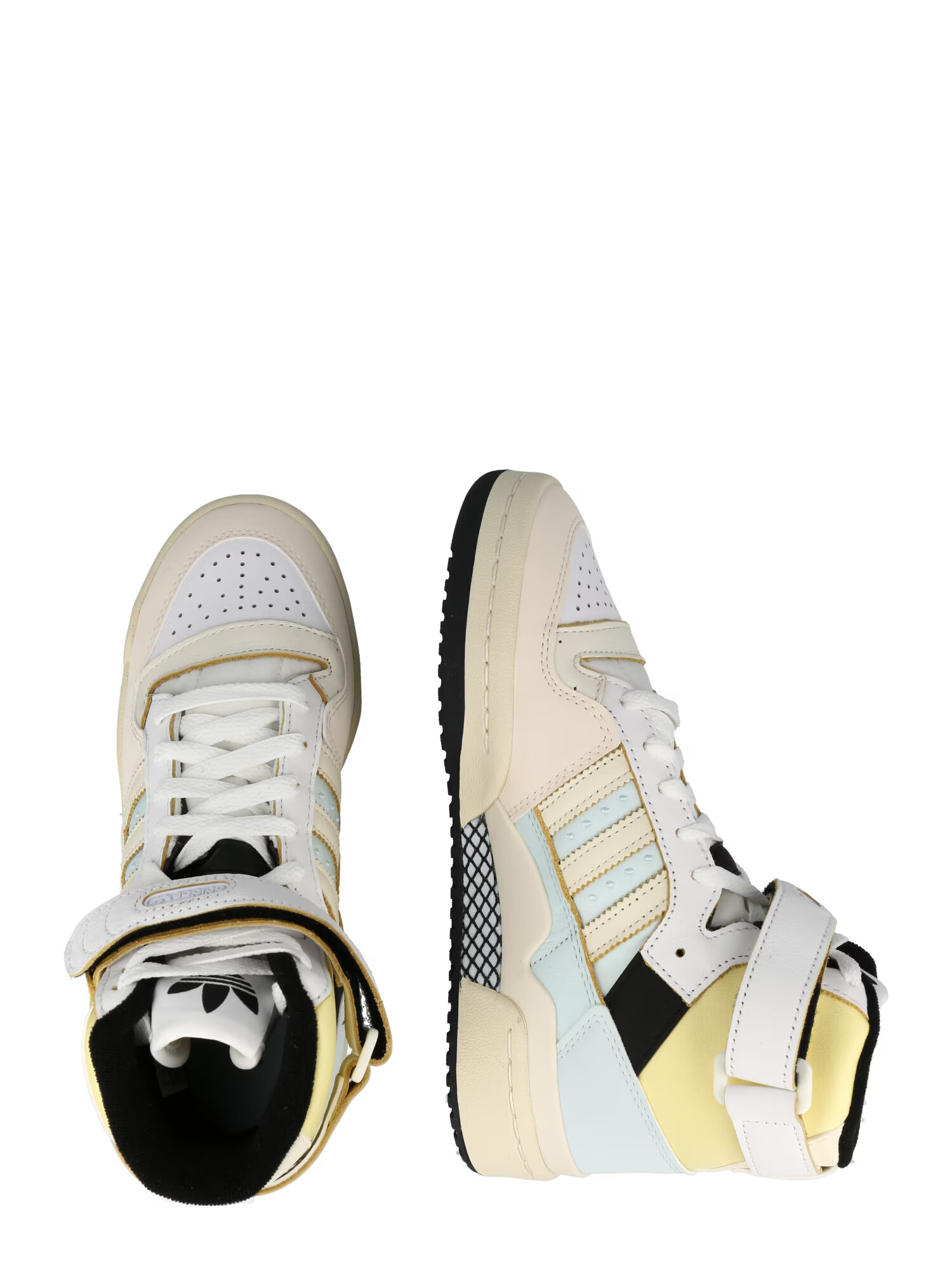 ADIDAS ORIGINALS Sneaker înalt 'Forum 84 Hi' crem / albastru deschis / galben / alb - Pled.ro