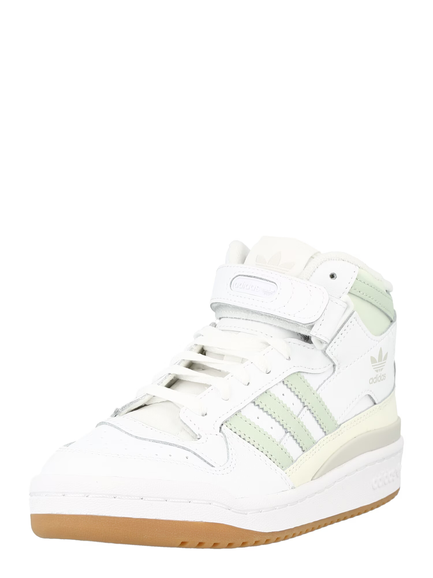 ADIDAS ORIGINALS Sneaker înalt 'Forum' gri deschis / verde mentă / verde pastel / alb - Pled.ro