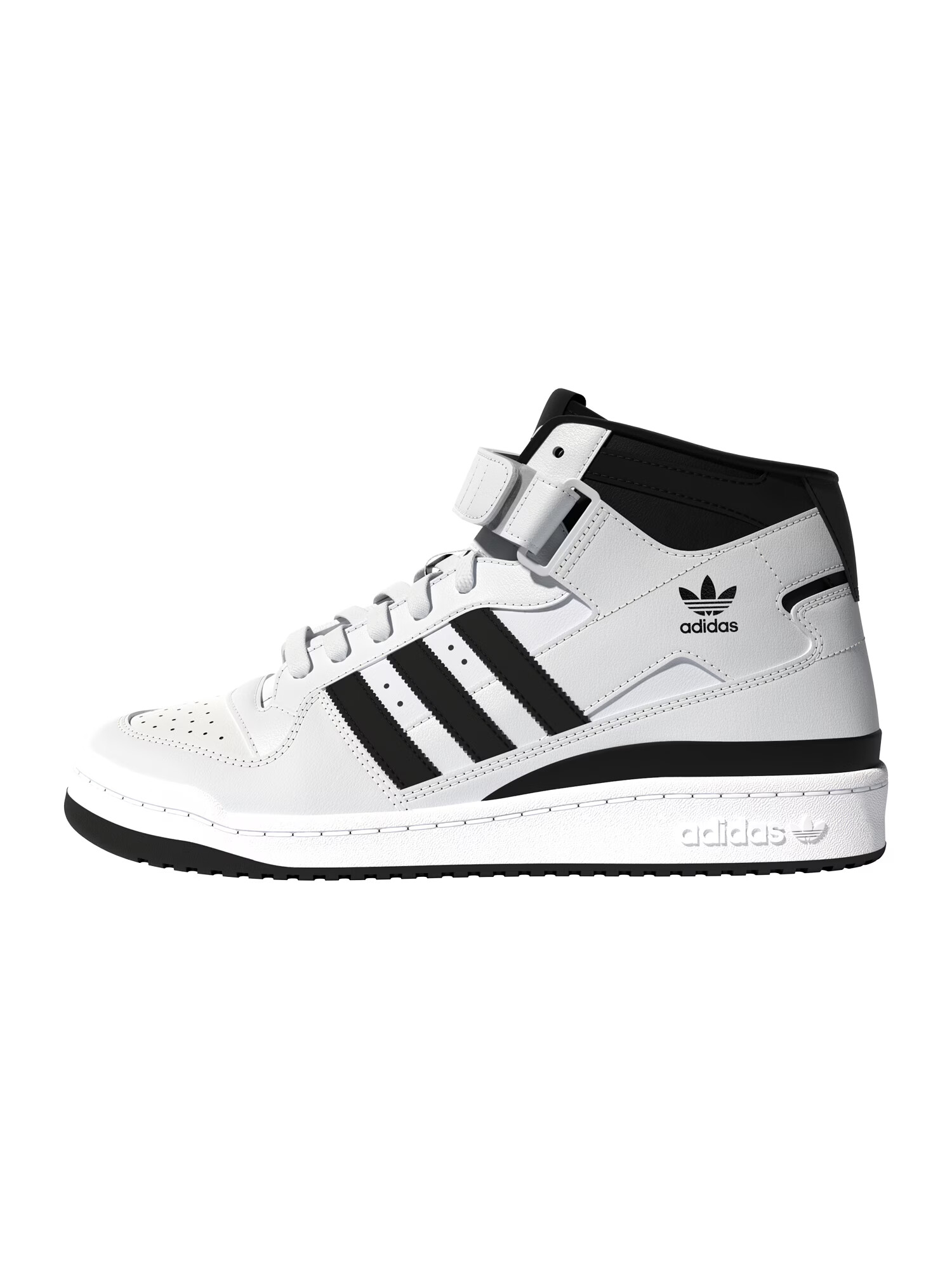 ADIDAS ORIGINALS Sneaker înalt 'Forum Mid' negru / alb - Pled.ro